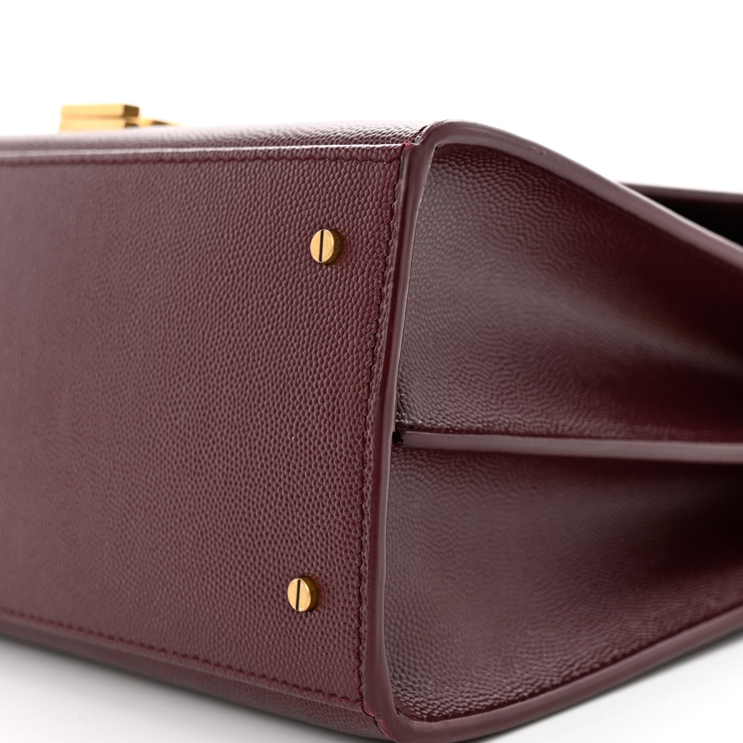 Grain de Poudre Medium Classic Monogram Cassandra Top Handle Rouge Legion