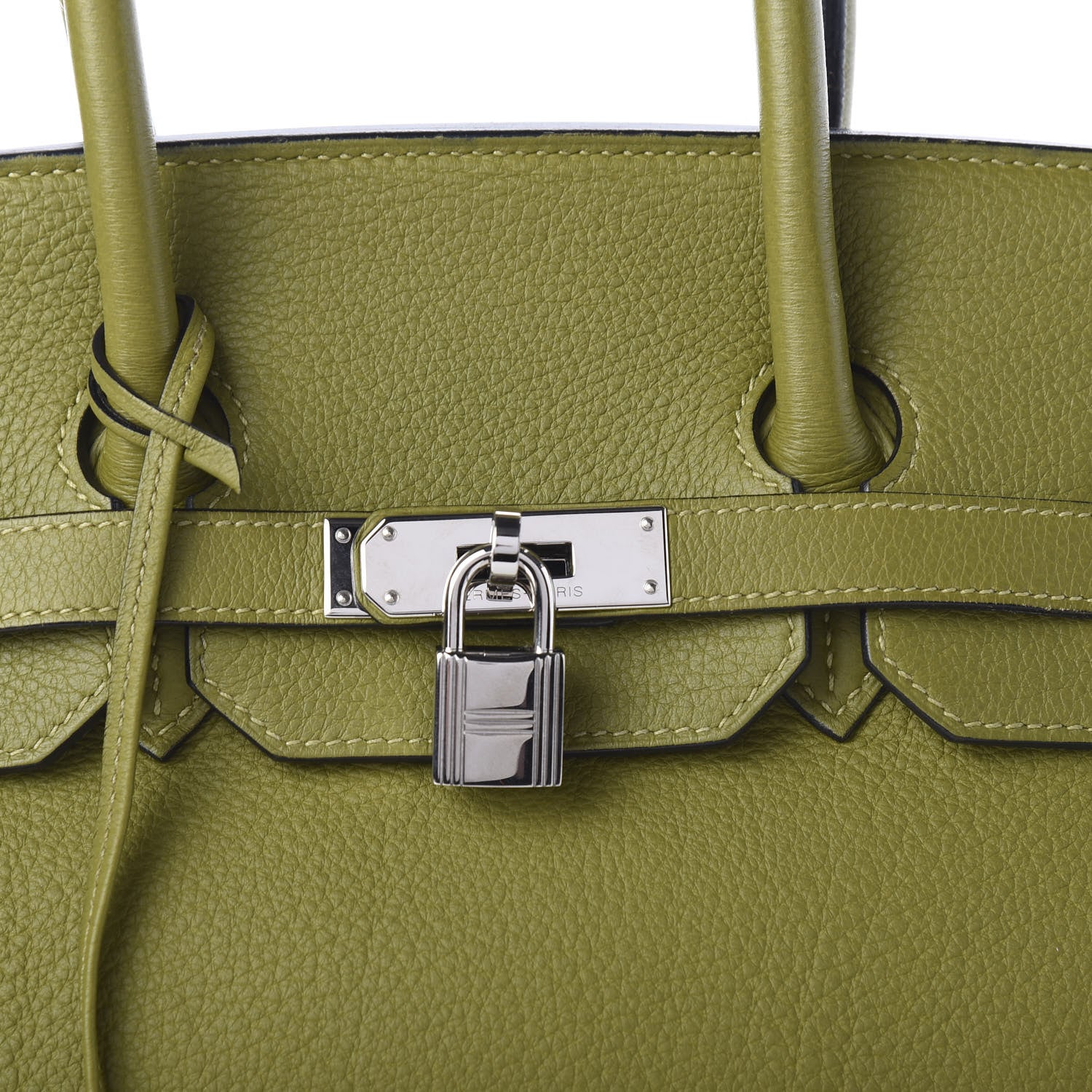 Hermes Togo Birkin 35 Chartreuse 8 of 12