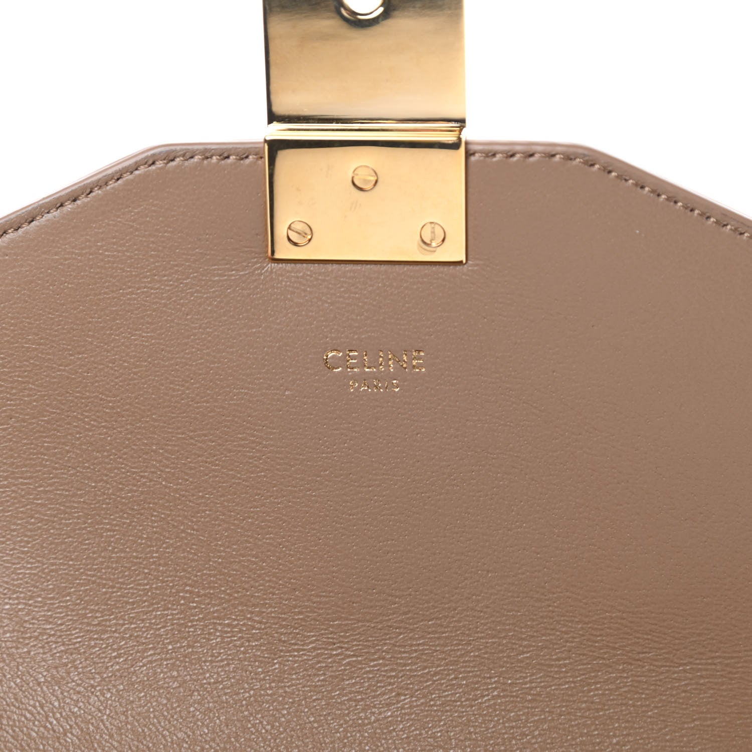 Celine Shiny Calfskin Medium C Bag Light Camel 7 of 14