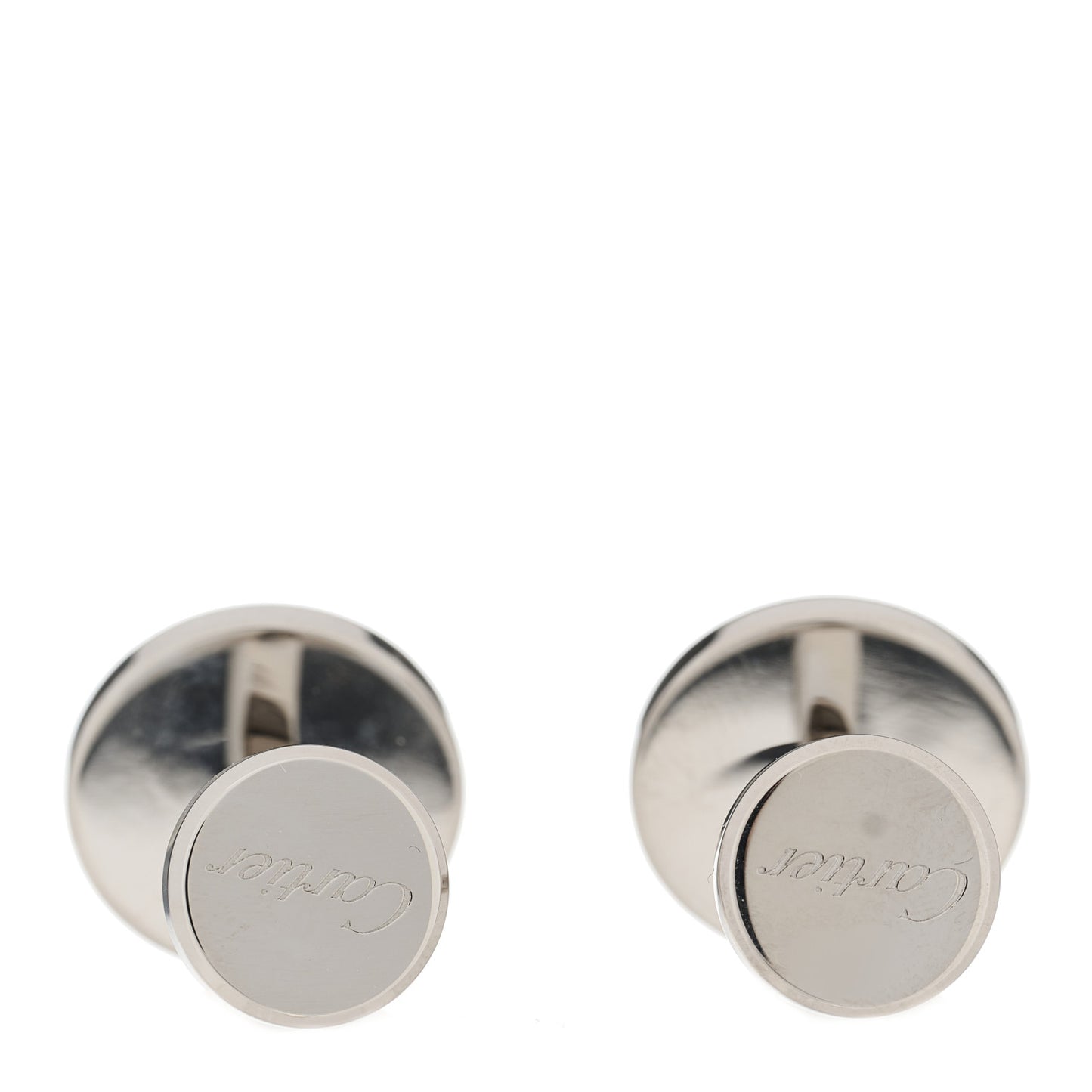 Sterling Silver Palladium C de Cartier Cufflinks