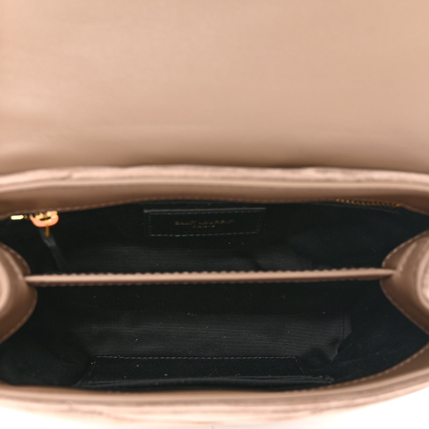 Suede Toy Loulou Shoulder Bag Taupe