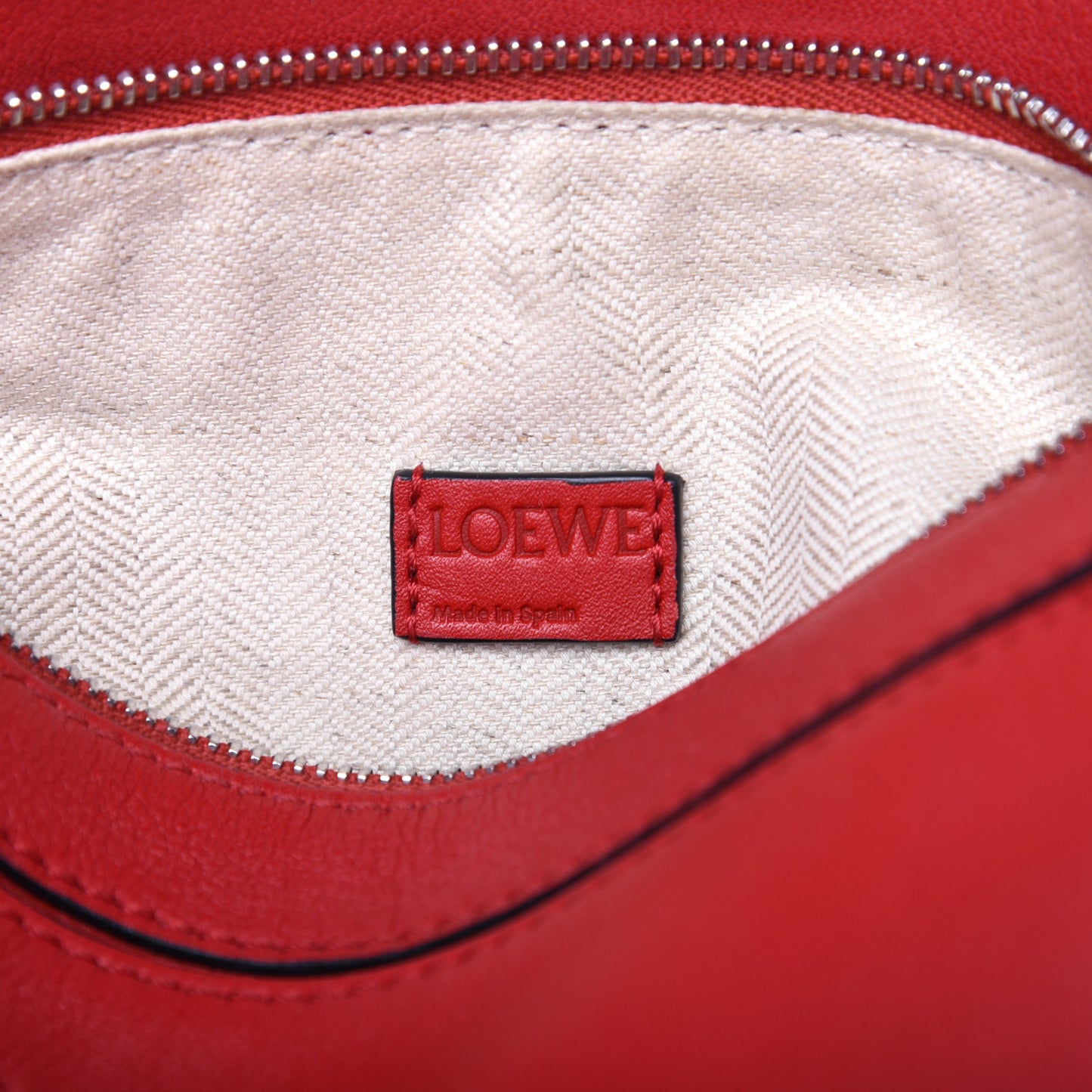 Calfskin Mini Puzzle Bag Pomodoro