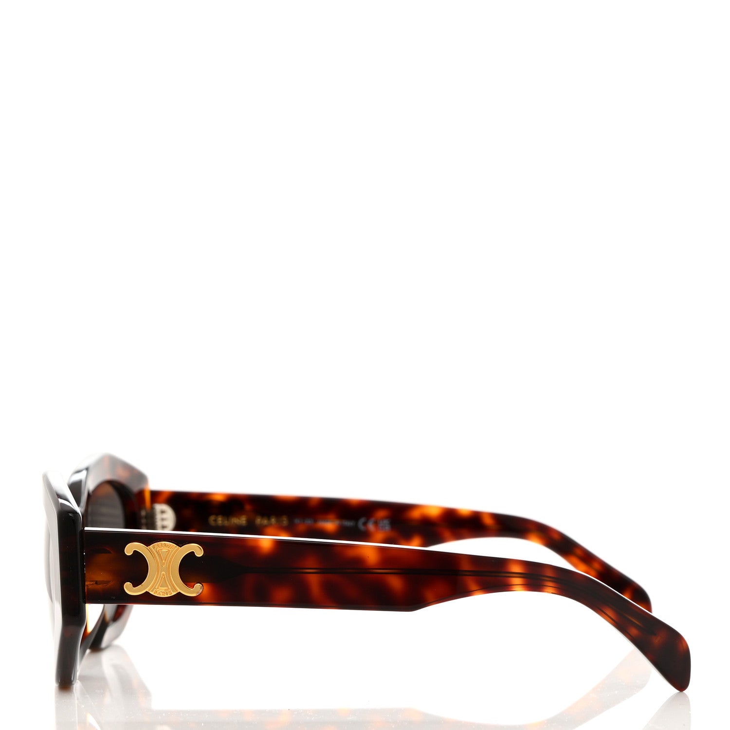 Celine Acetate Triomphe 01 Sunglasses CL 40238U Tortoise 2 of 7