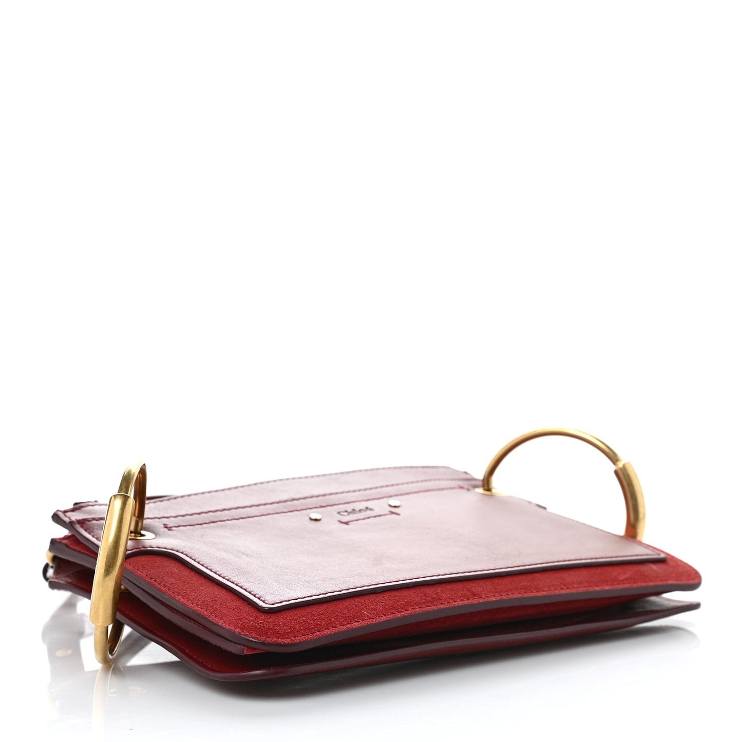 Calfskin Suede Roy Bag Plum Purple