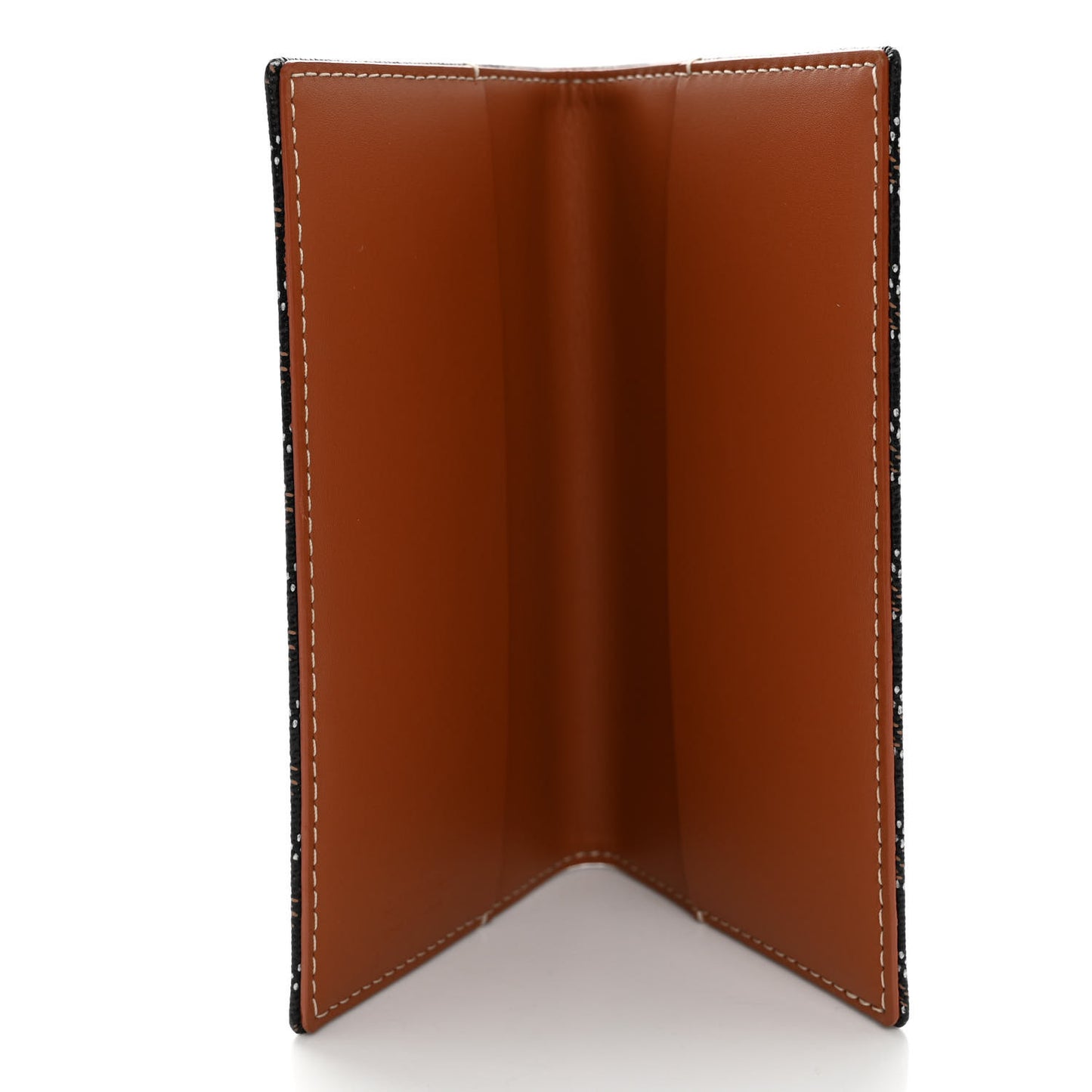 Goyardine Grenelle Passport Wallet Black Gold