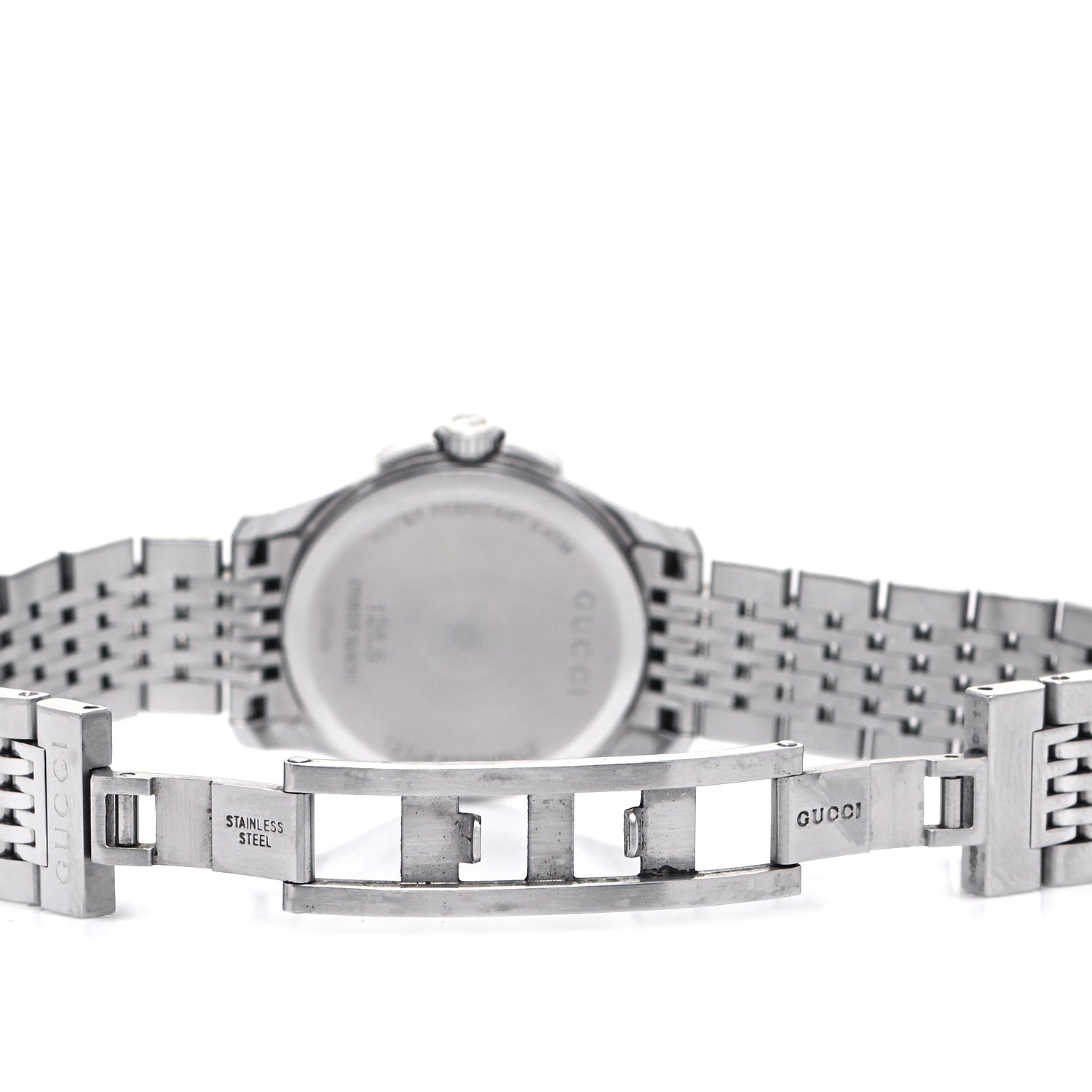 Gucci Stainless Steel Diamond 28mm G-Timeless Quartz Watch Black 5 of 6