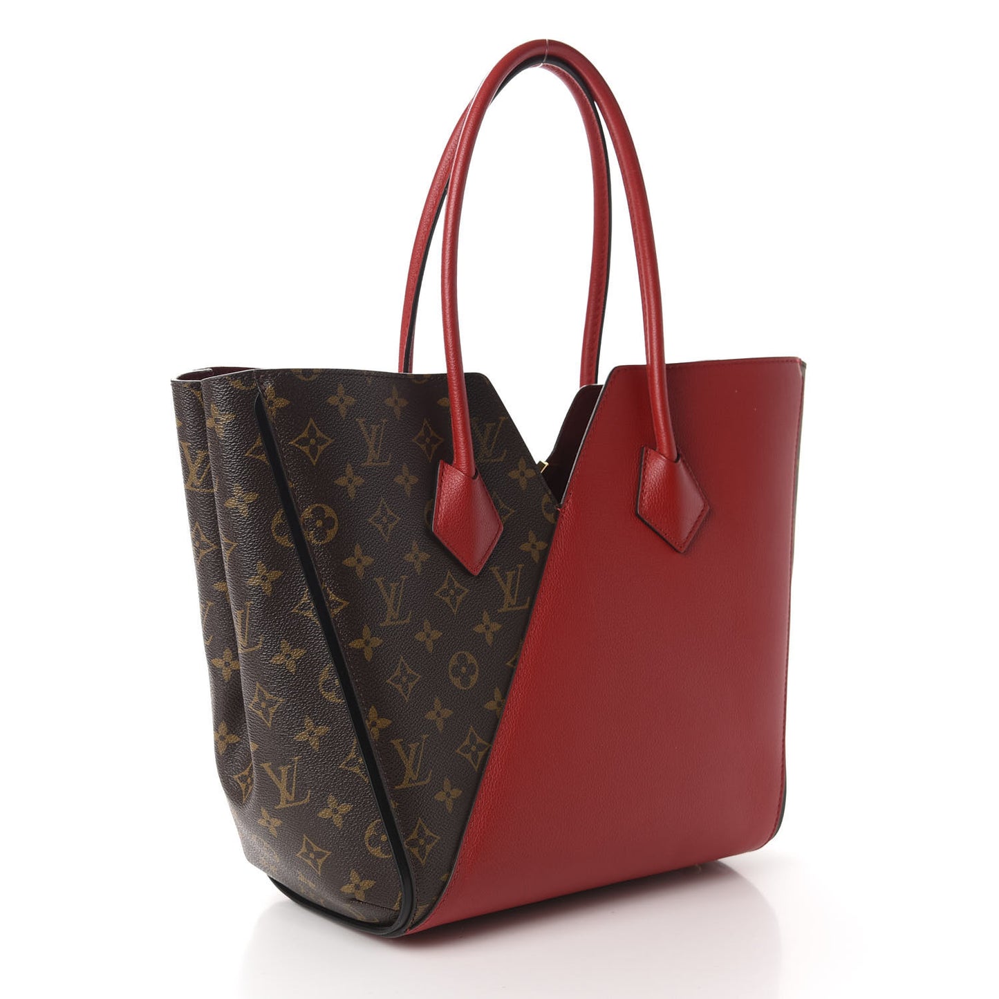Calfskin Monogram Kimono Tote Cherry