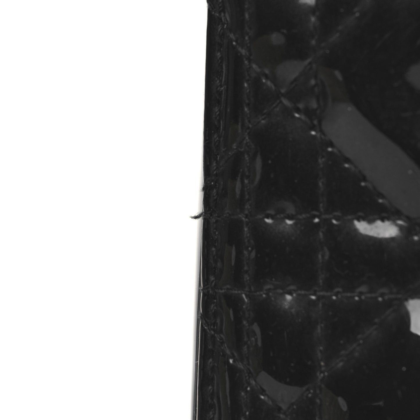 Patent Cannage Medium Lady Dior Black