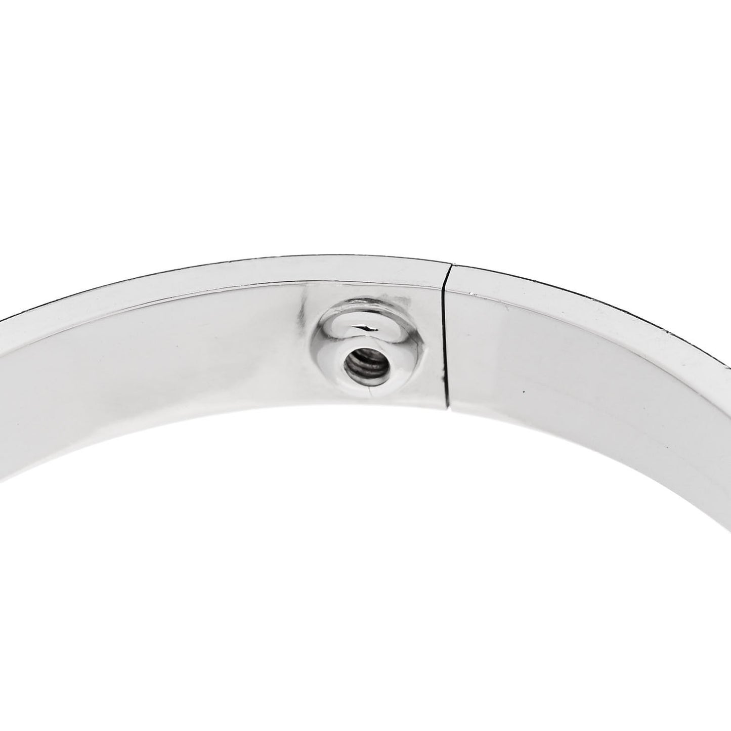 18K White Gold LOVE Bracelet 16