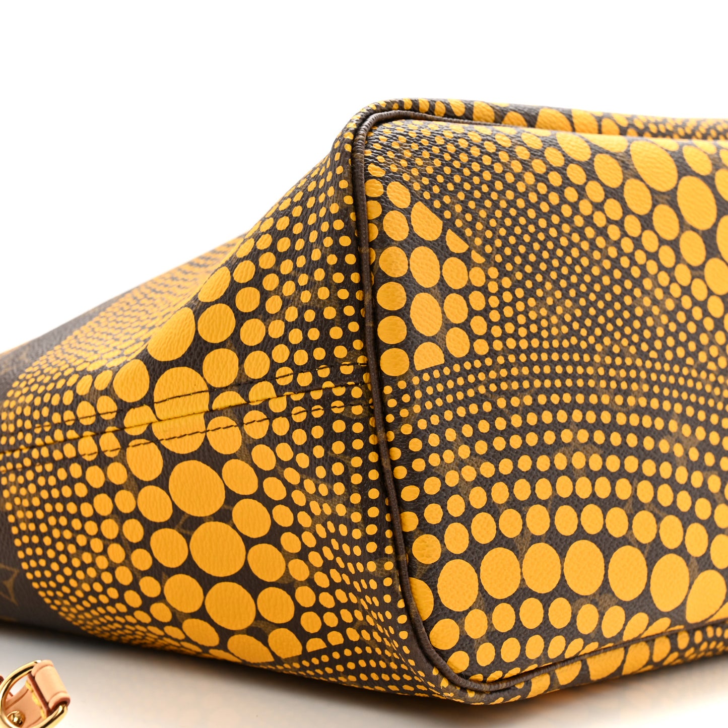 Monogram Kusama Waves Neverfull MM Yellow