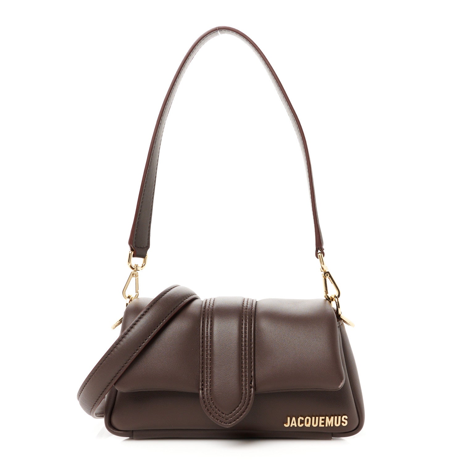 Jacquemus Padded Lambskin Le Petit Bambimou Medium Brown 1 of 9