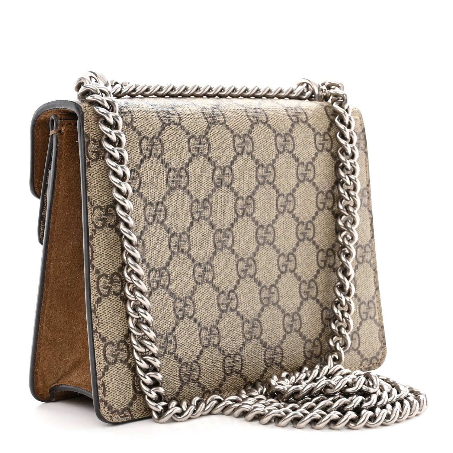 Gucci GG Supreme Monogram Mini Dionysus Shoulder Bag Taupe 3 of 10