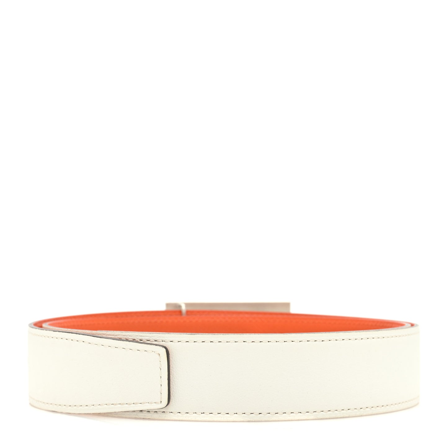 Swift Epsom 24mm Collier De Chien CDC Belt 85 34 White Orange