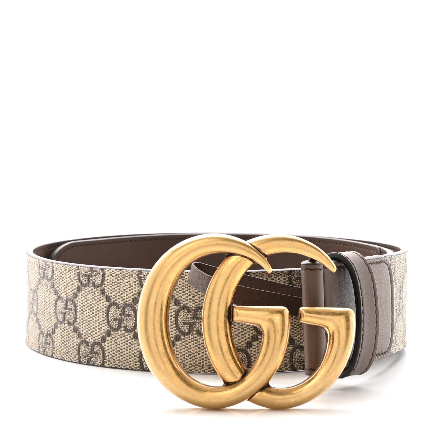 Gucci GG Supreme Monogram Matte Plutone Calfskin Double G 40mm