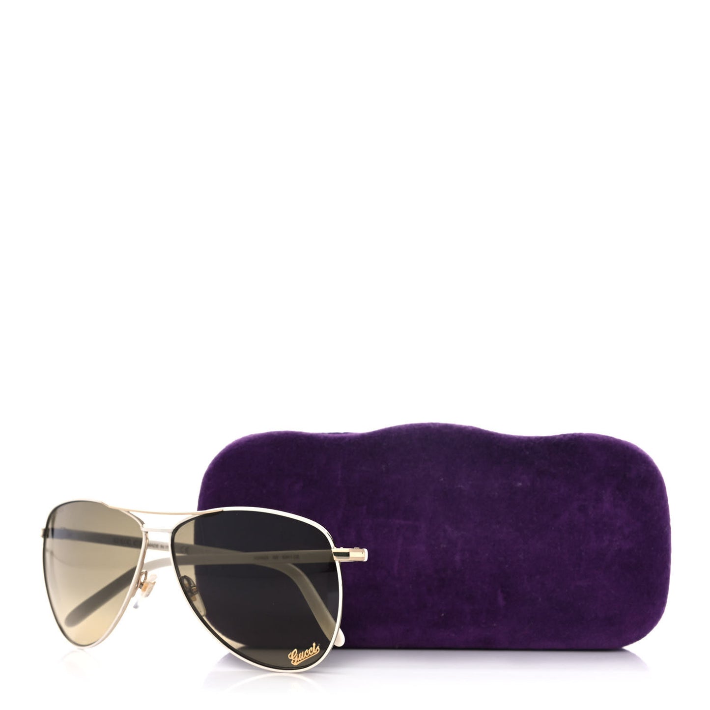 Aviator Sunglasses GG0502S White