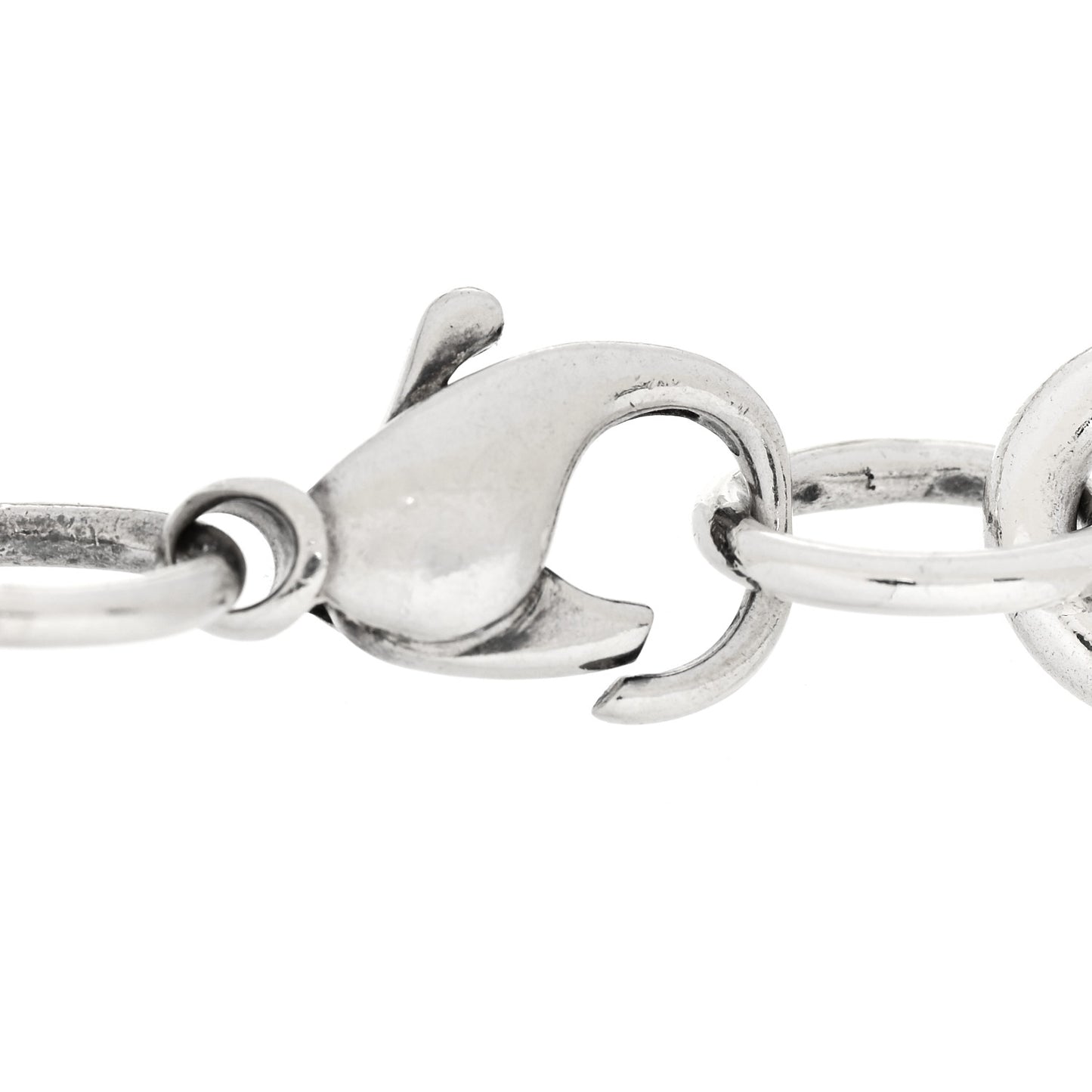 Sterling Silver Return to Tiffany Heart Tag Snowflake Charm Bracelet