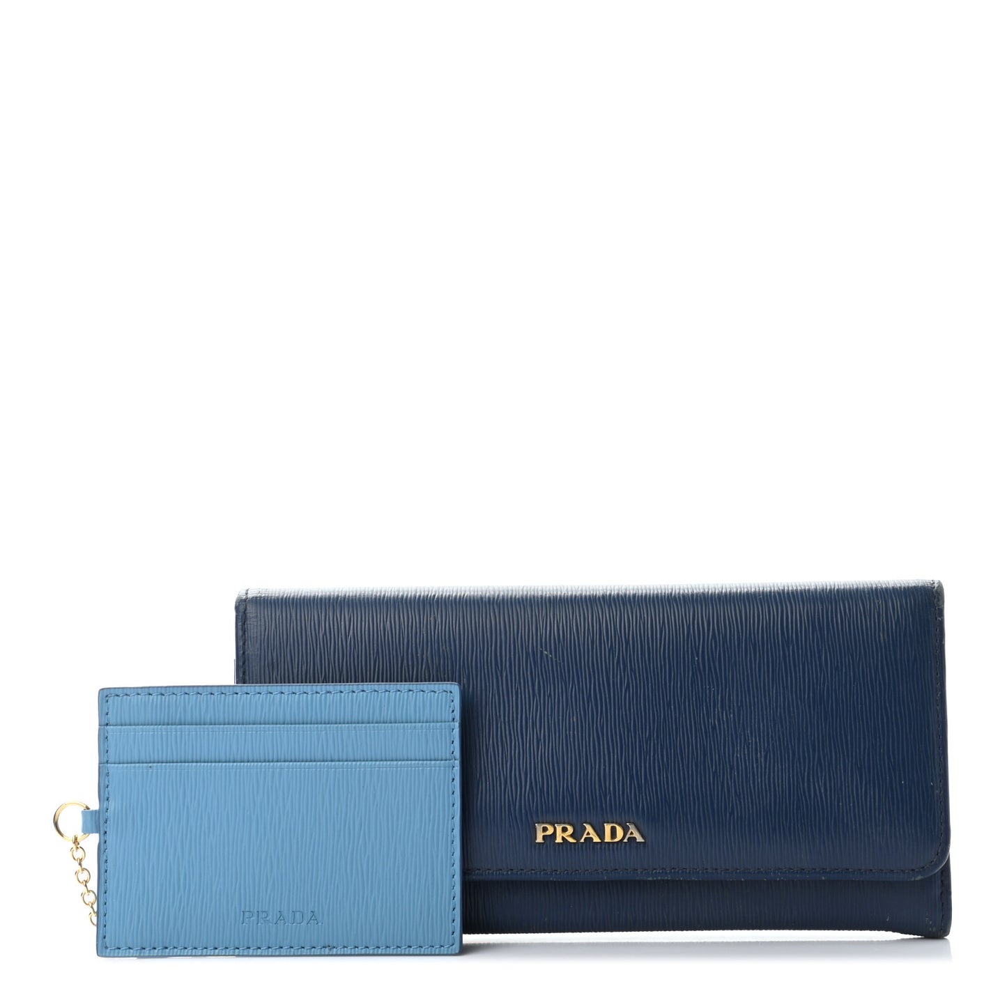 Vitello Move Bi-Color Continental Flap Travel Wallet Bluette Astrale
