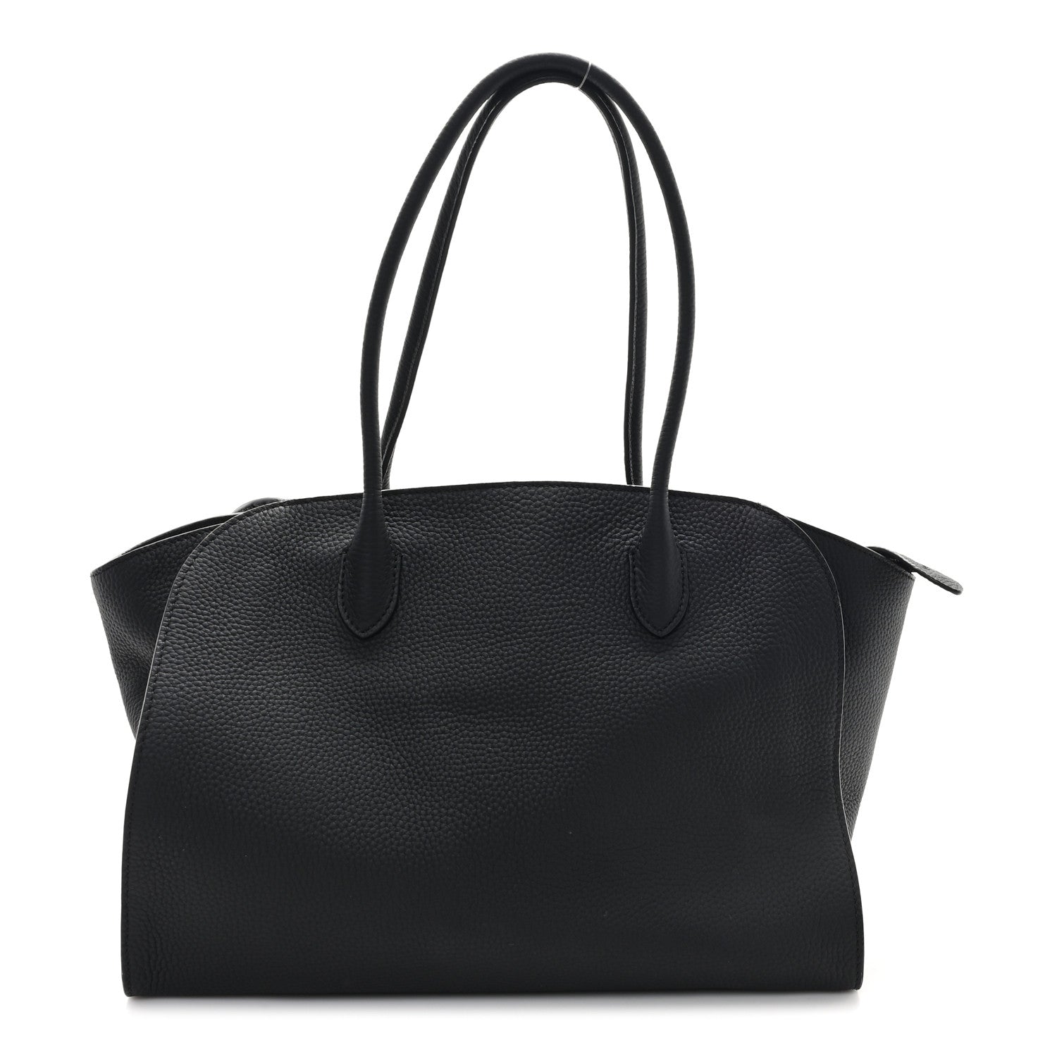 The Row Matte Grained Calfskin Marlo 14 Black 1759231 – FASHIONPHILE
