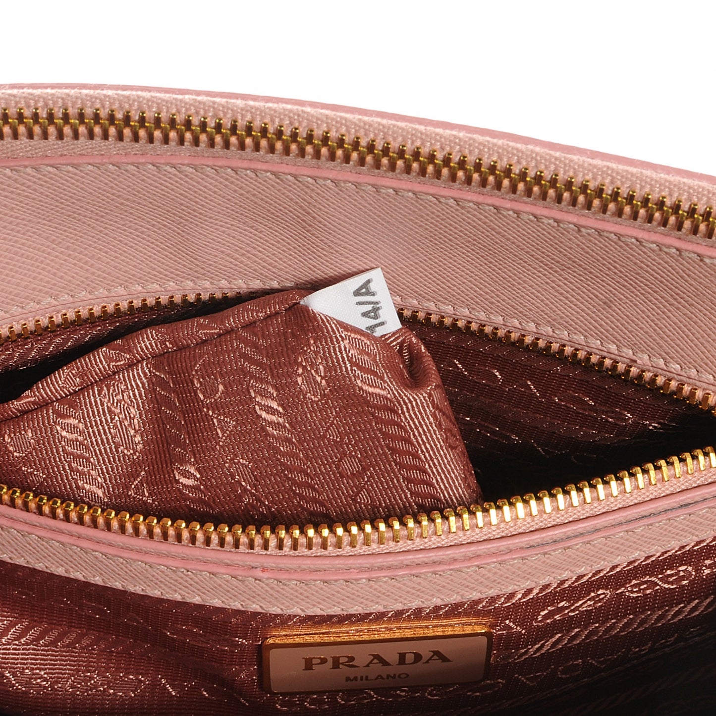 Saffiano Lux Leather Small Tote BN1801 Orchidea