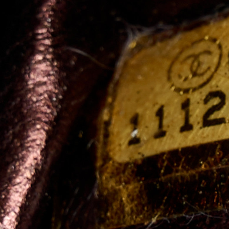 Chanel Metallic Aged Calfskin Quilted 2.55 Reissue 224 Flap Light Pink 7 of 12