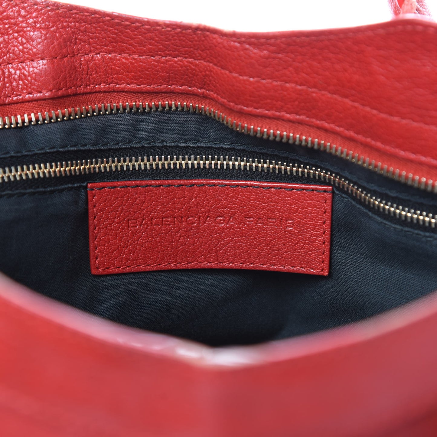 Sugar Goatskin Classic Gold Hardware City Rouge Rouge Coquelicot