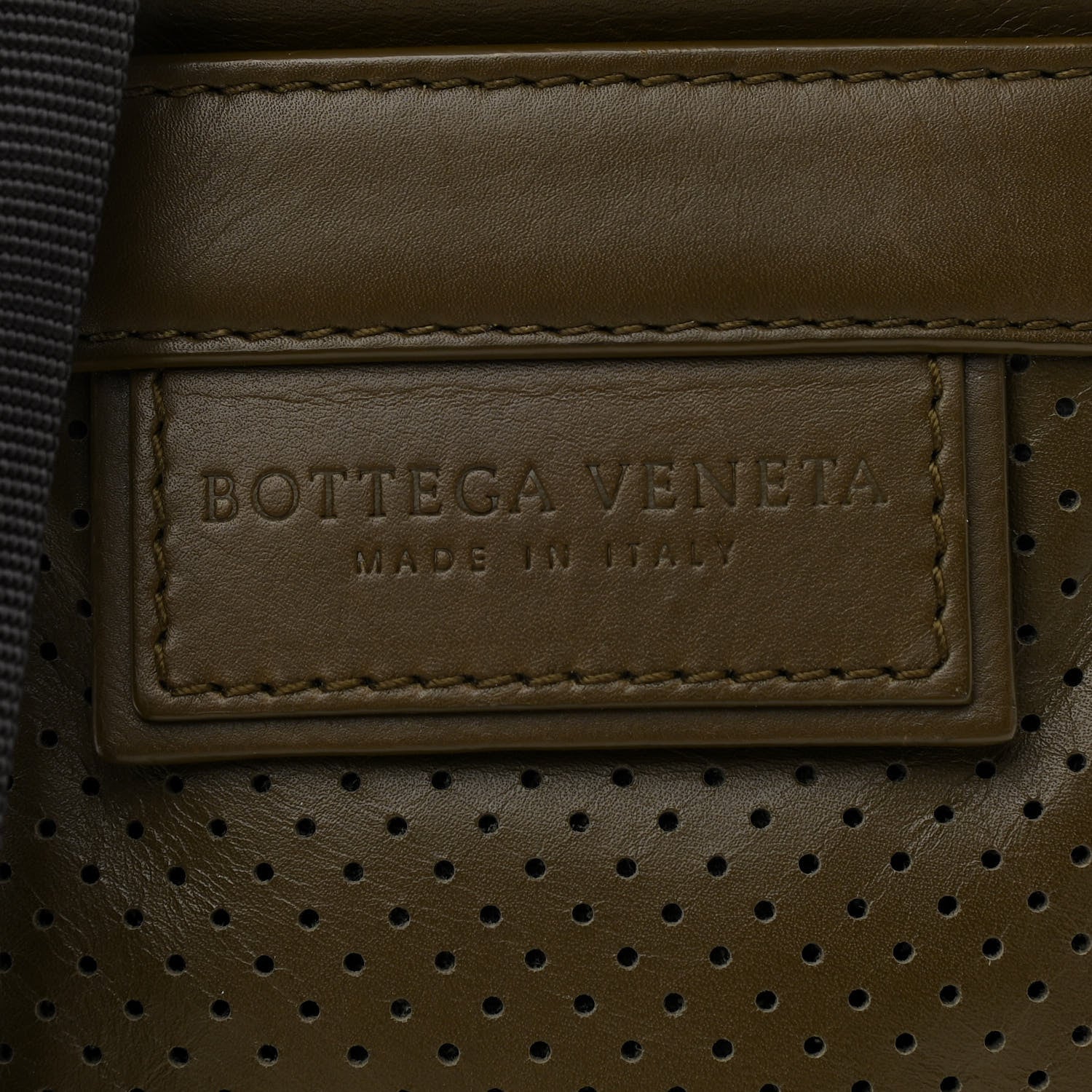 Bottega Veneta Perforated Calfskin Leggero Crossbody Mustard 8 of 10