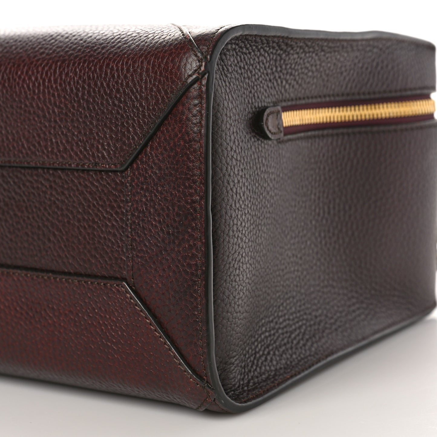 Small Classic Grain Calfskin Hopton Oxblood
