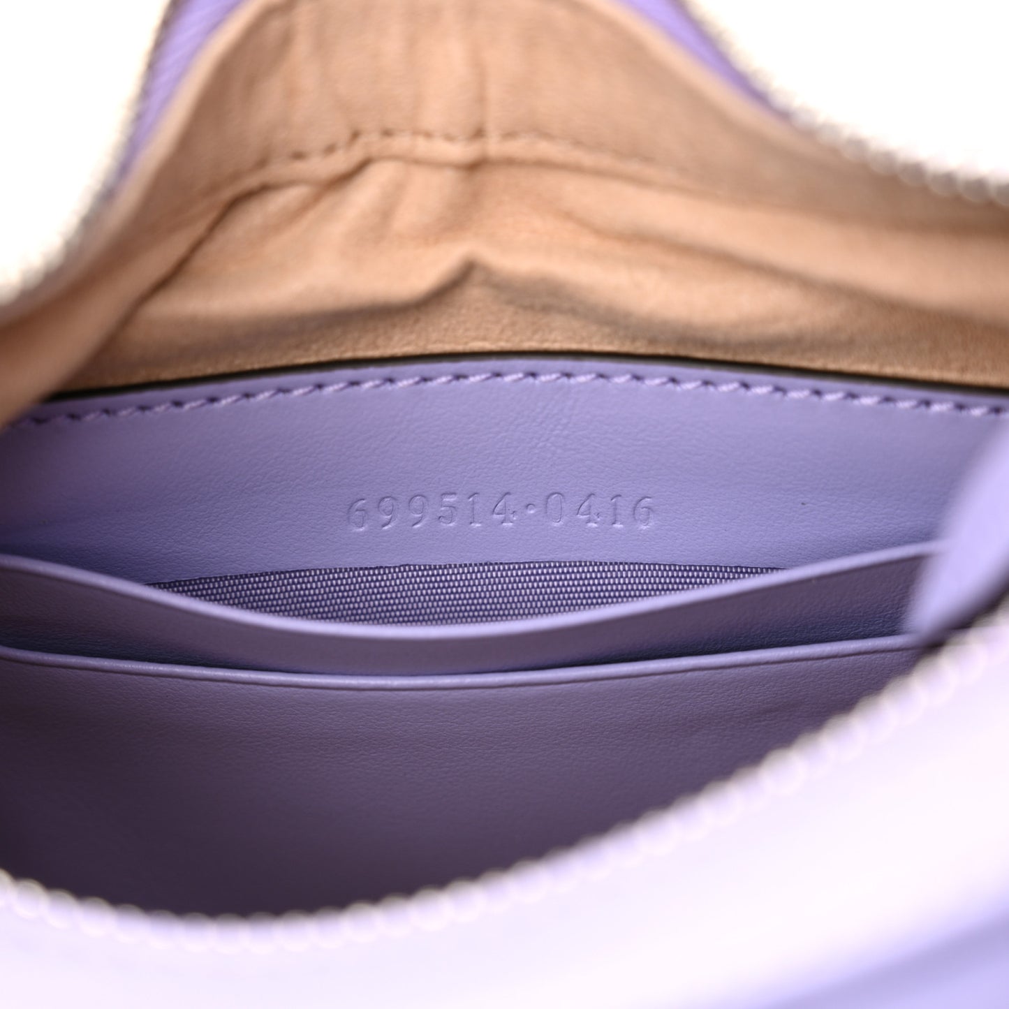 Calfskin Matelasse Mini GG Marmont Half Moon Hobo Lapis