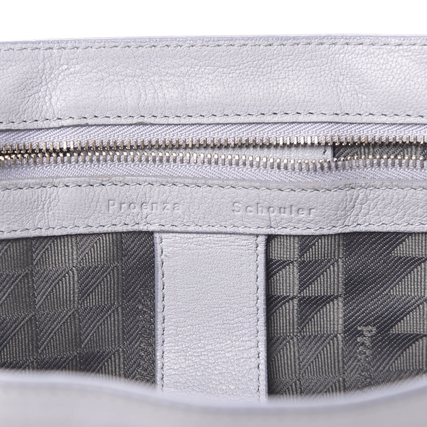 Lambskin Medium PS1 Satchel Concrete Grey