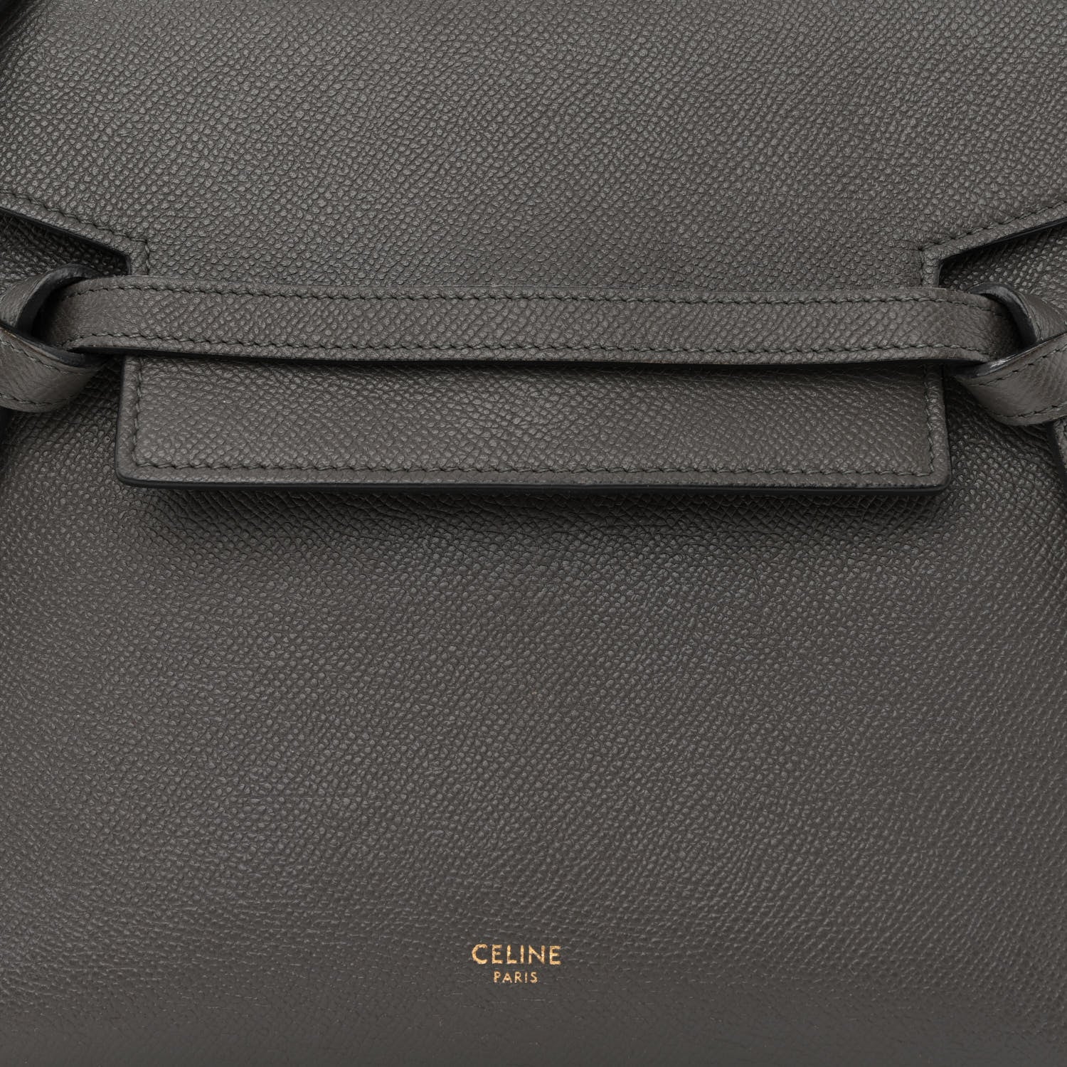 Celine Grained Calfskin Nano Belt Bag Grey 8 of 12