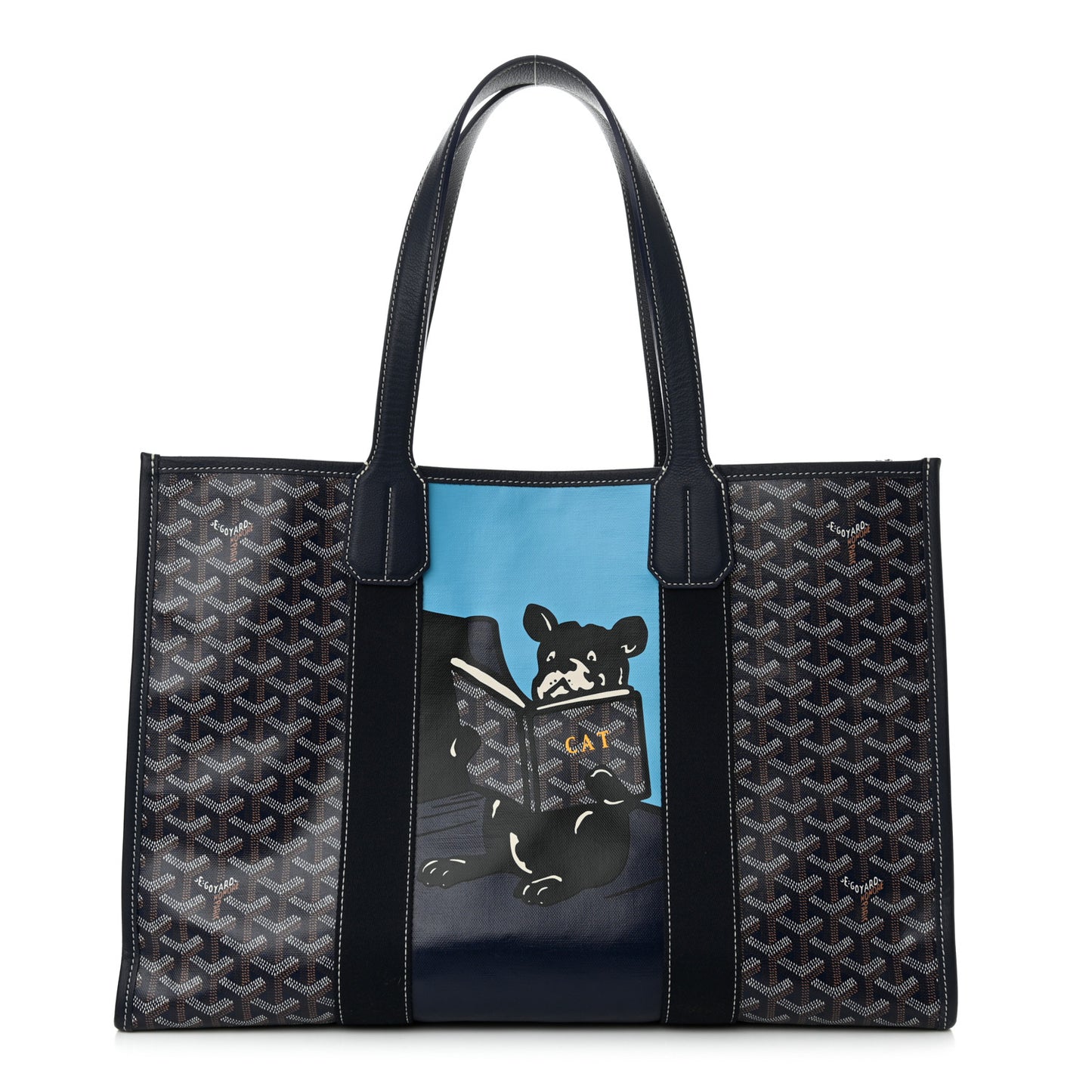 Goyardine Villette Tote Blue