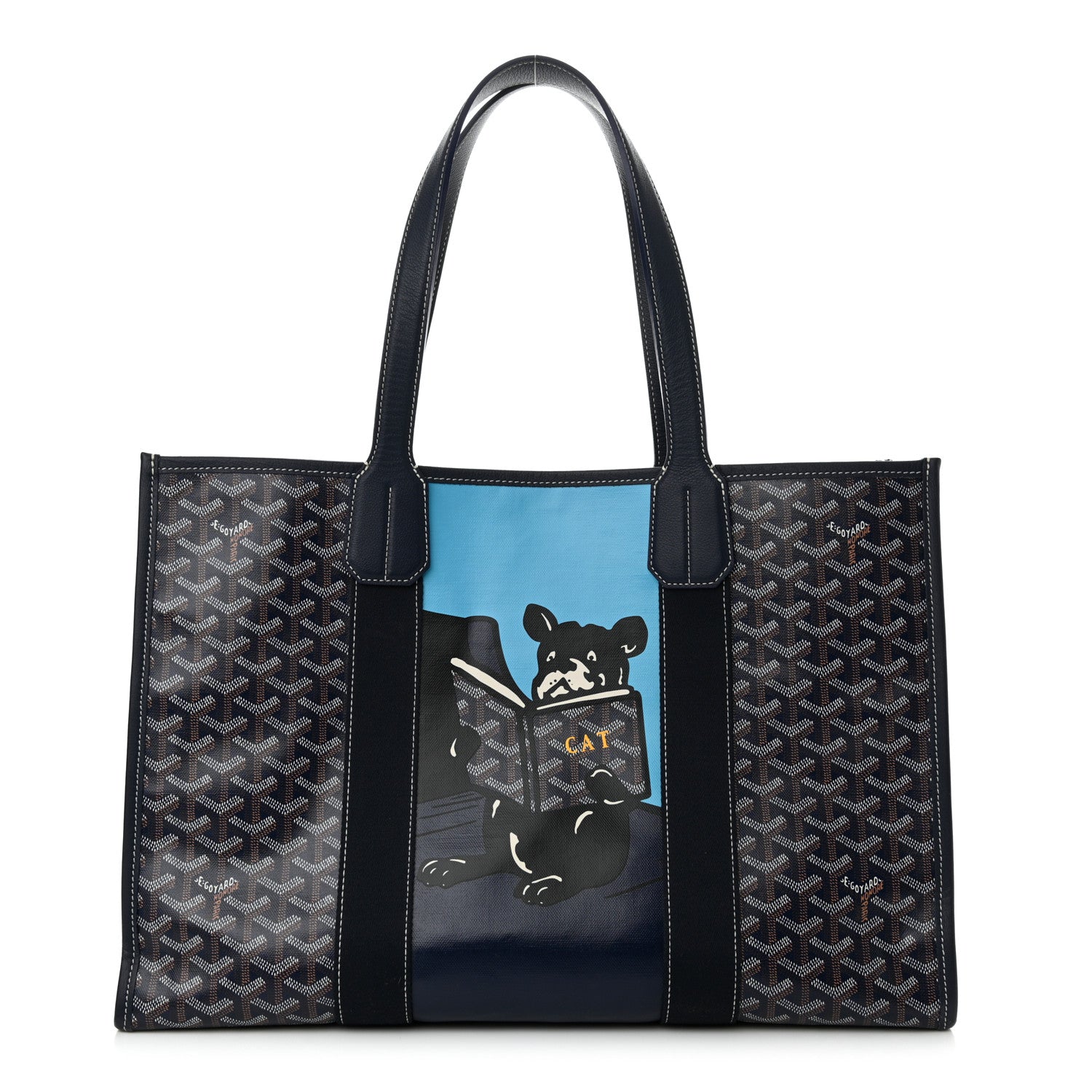 Goyard Goyardine Villette Tote Blue 1 of 10