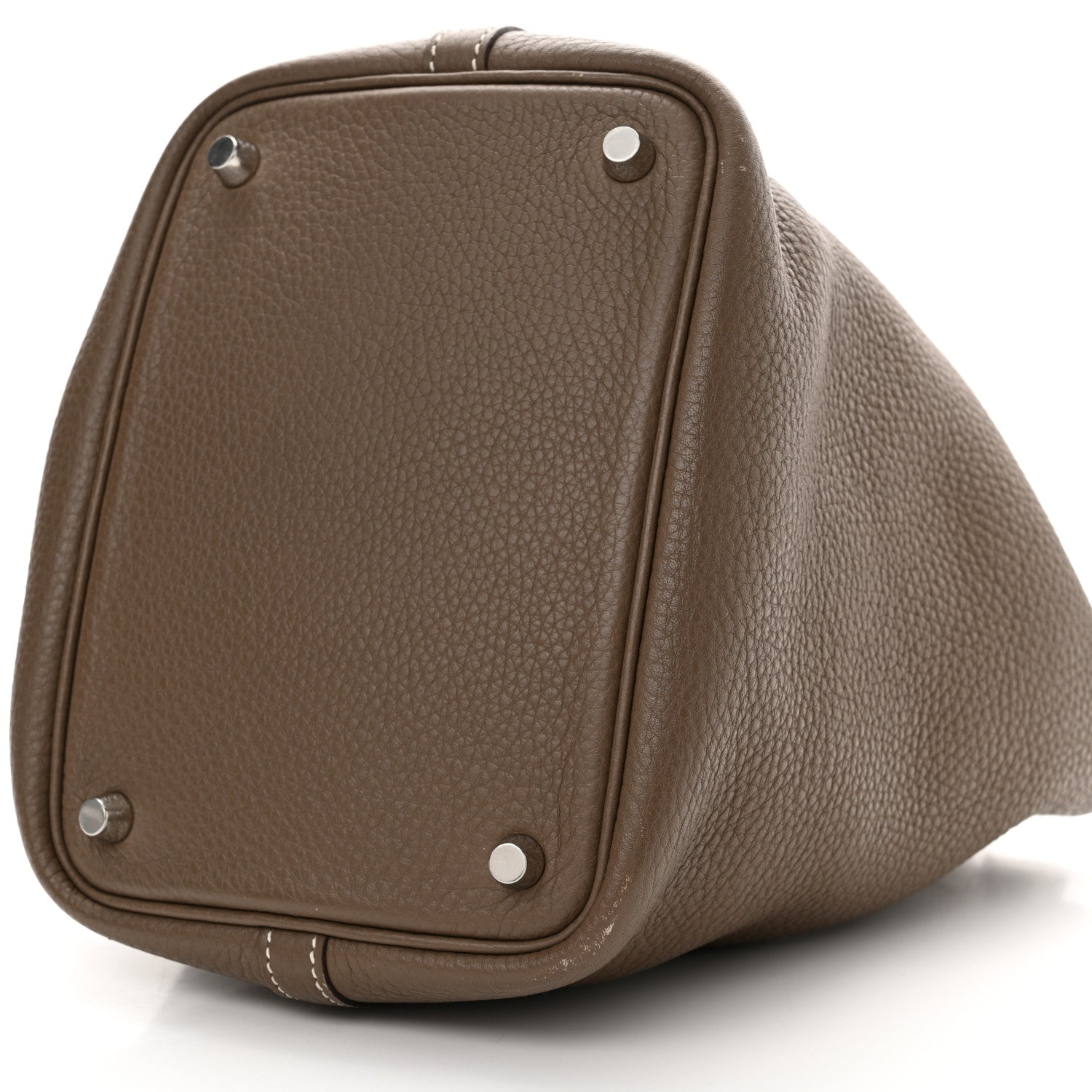 Hermes Taurillon Clemence Picotin Lock 18 PM Etoupe 10 of 13
