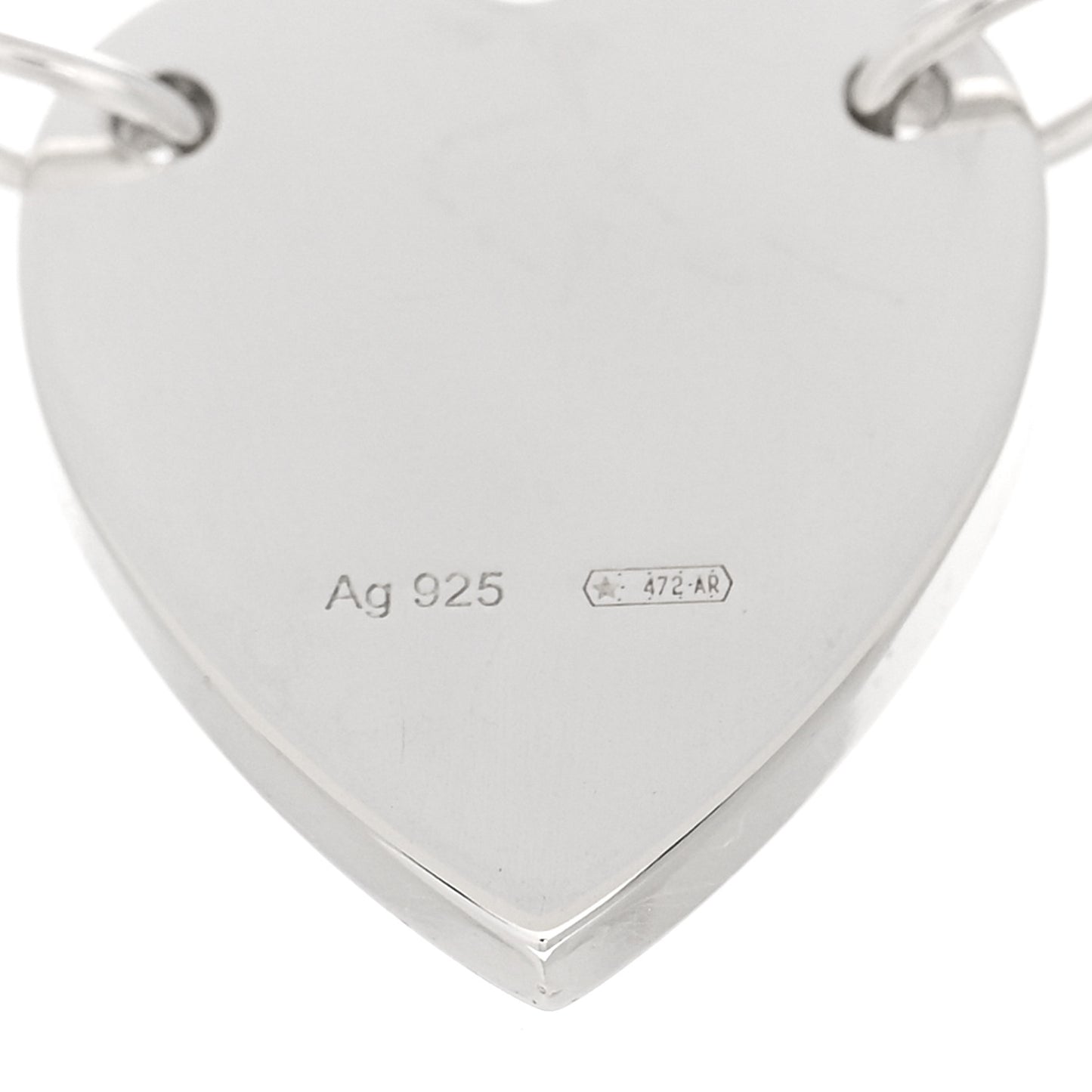 Sterling Silver Trademark Heart Bracelet