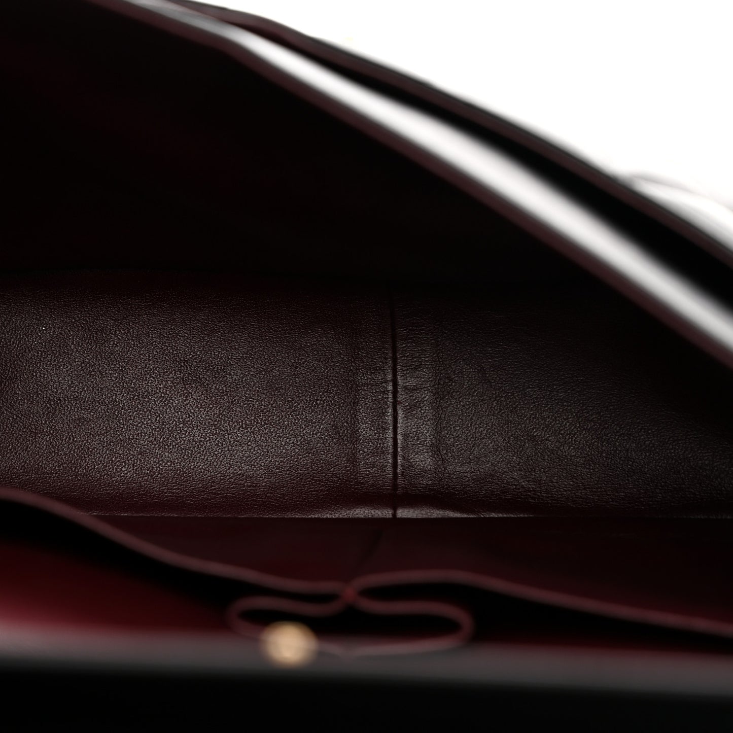 Lambskin Quilted Jumbo Double Flap Black