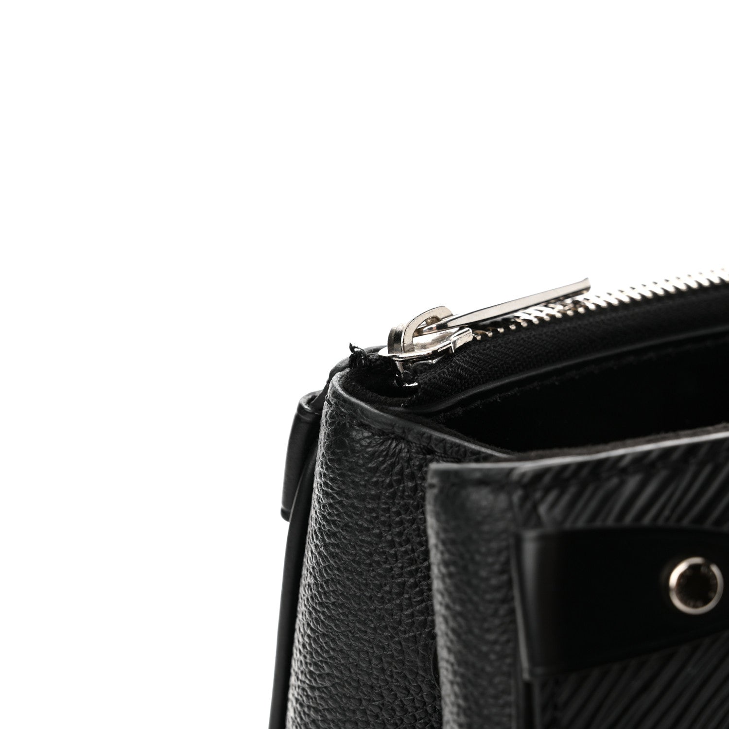 Louis Vuitton Epi Grenelle Tote MM Black 14 of 18