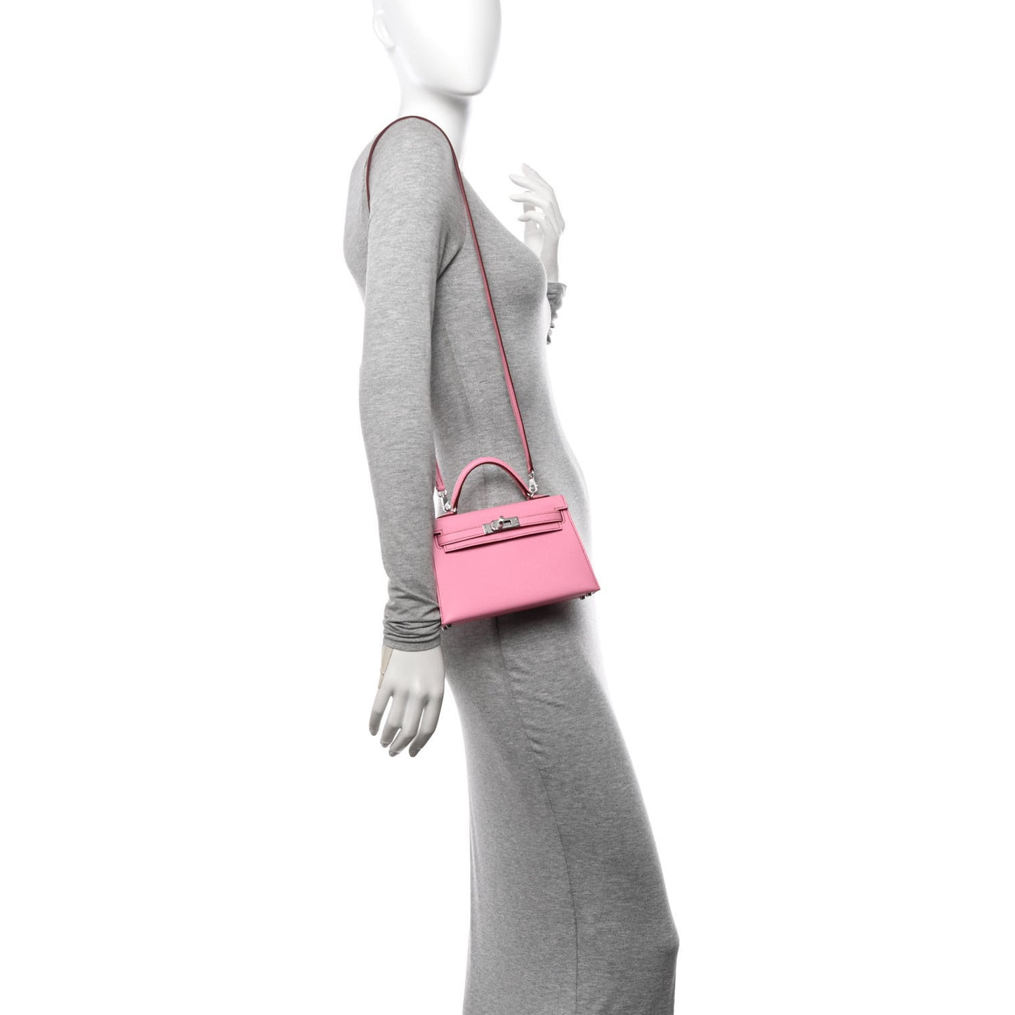 Epsom Mini Kelly Sellier 20 5P Pink