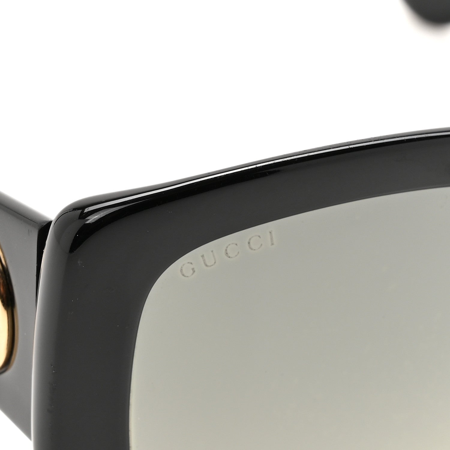 Gucci Acetate Square Frame Sunglasses GG0141SN Black 7 of 7