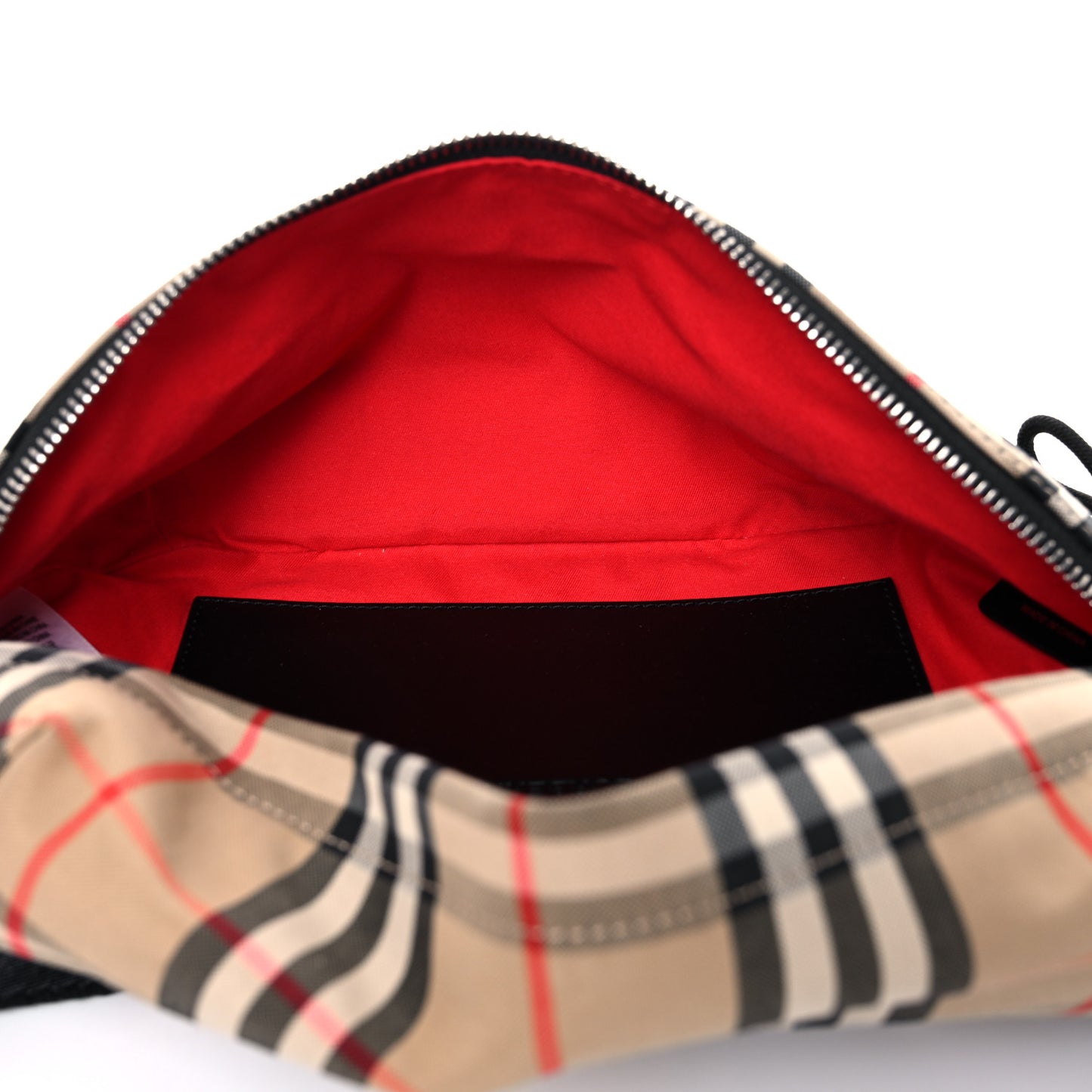 Nylon Vintage Check Medium Sonny Bum Bag Archive Beige Black