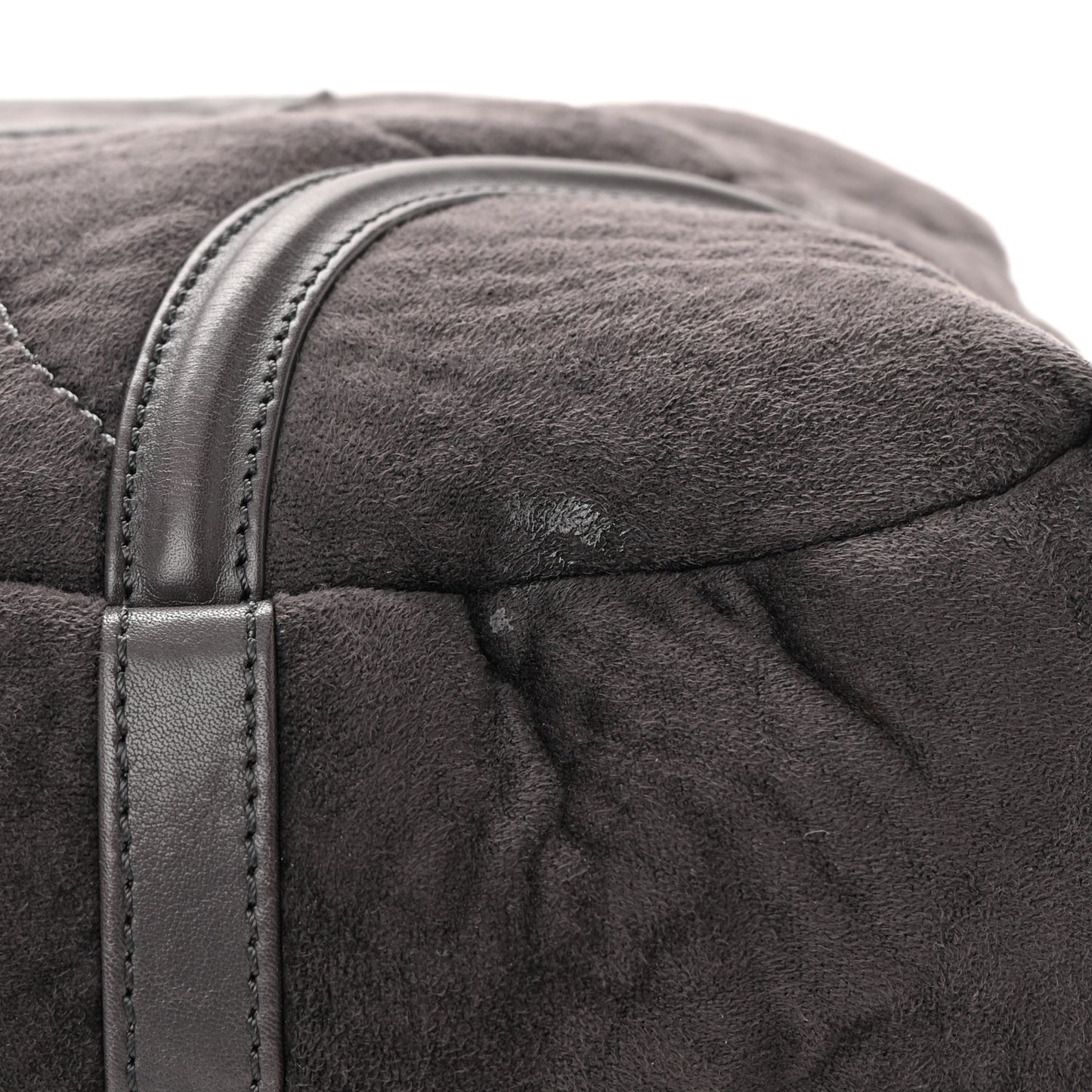 Microsuede Quilted Rodeo Drive Hobo Black