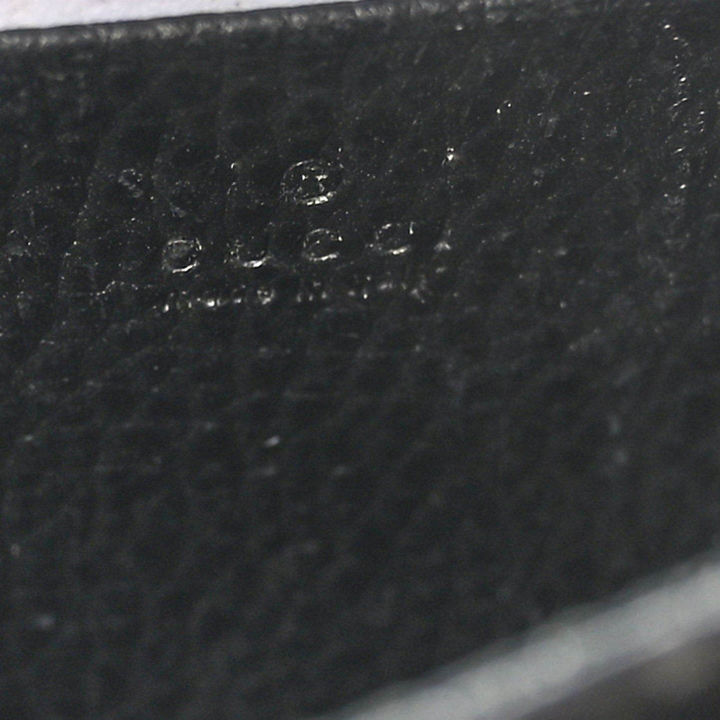 Calfskin Mini Dionysus Chain Wallet Black