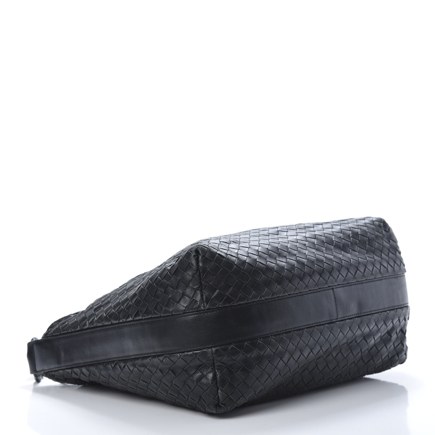 Nappa Intrecciato Hobo Black