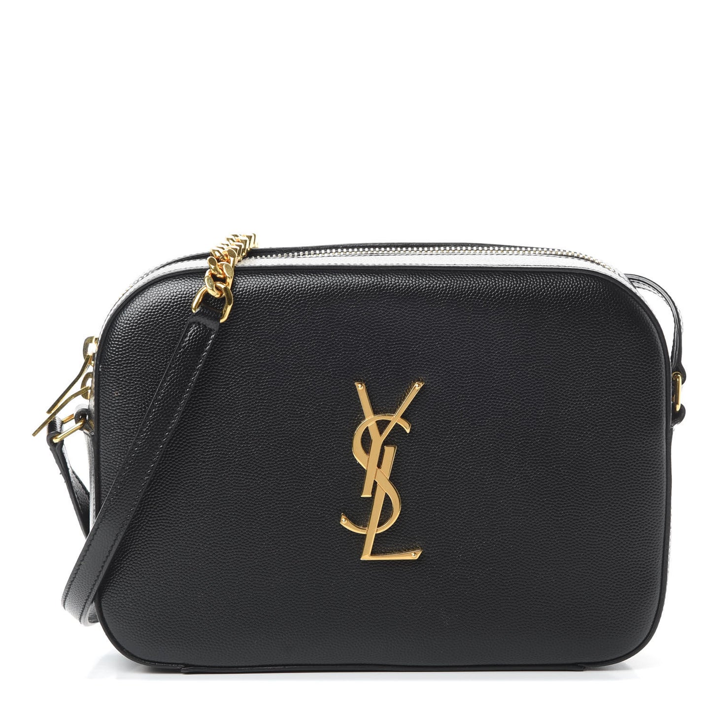 Grain De Poudre Medium Classic Monogram Camera Bag Black