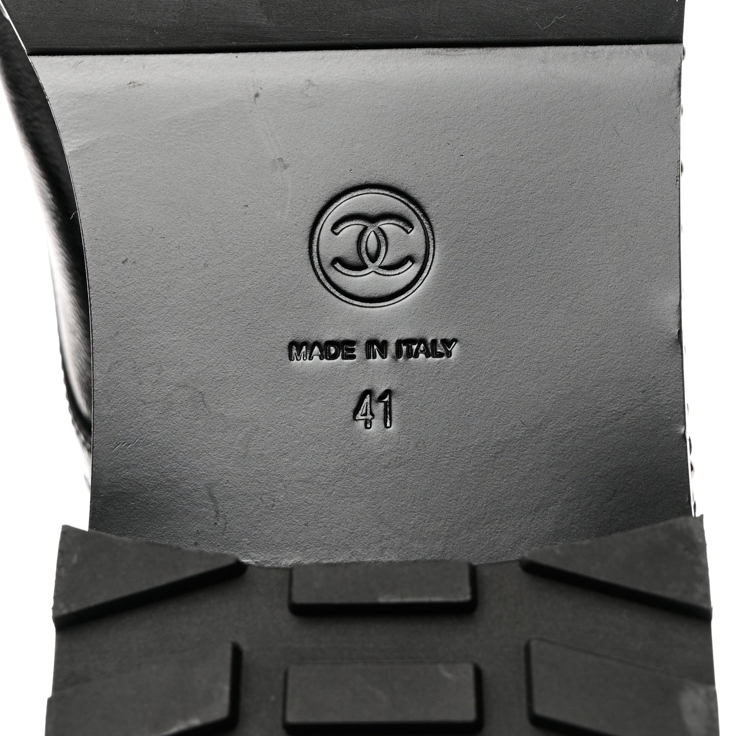 Crackled Calfskin Velvet Pearl Combat Short Boots 41 Black