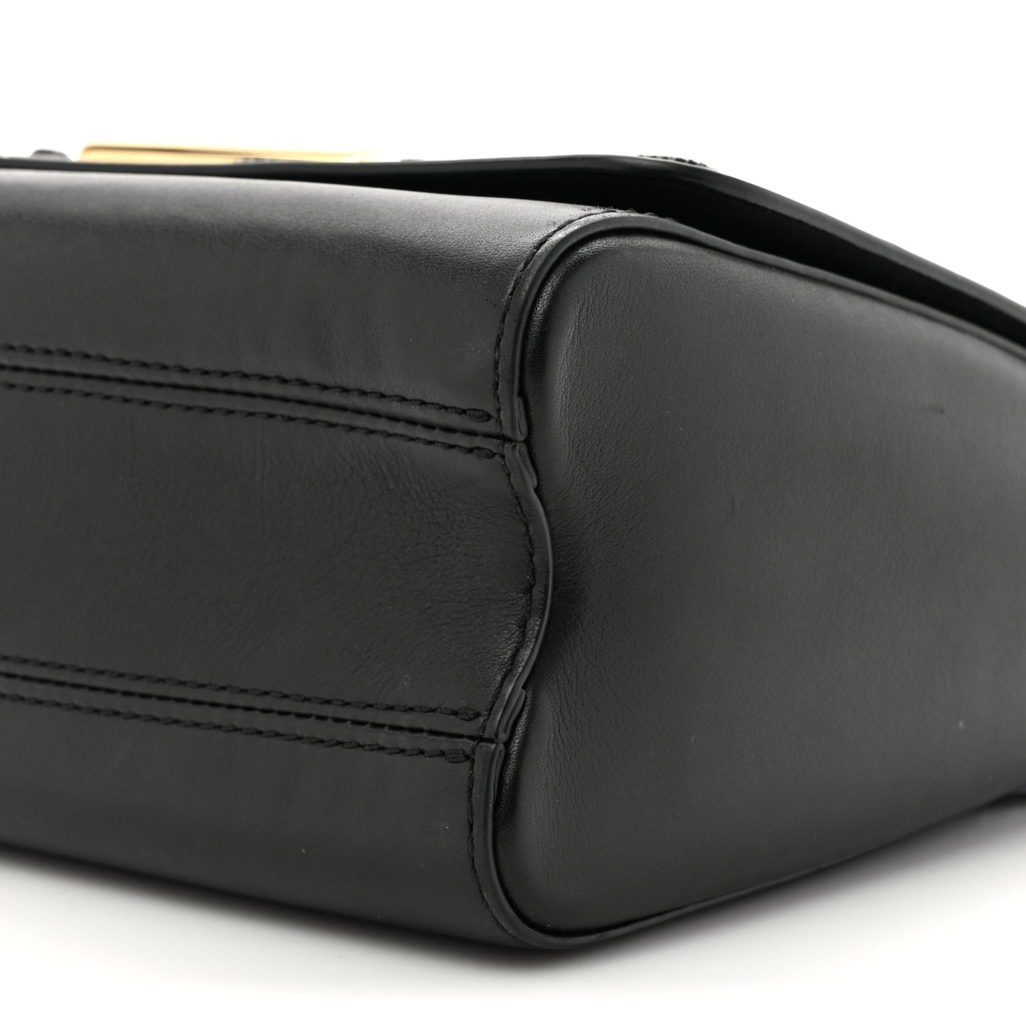 Calfskin Since 1854 Embroidered Twist MM Black