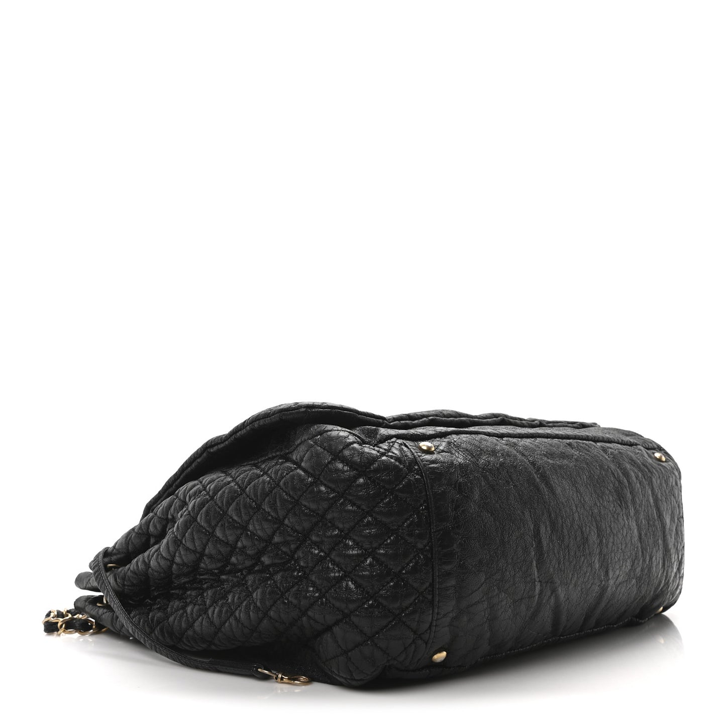 Vinyl XL Rock and Chain Flap Black