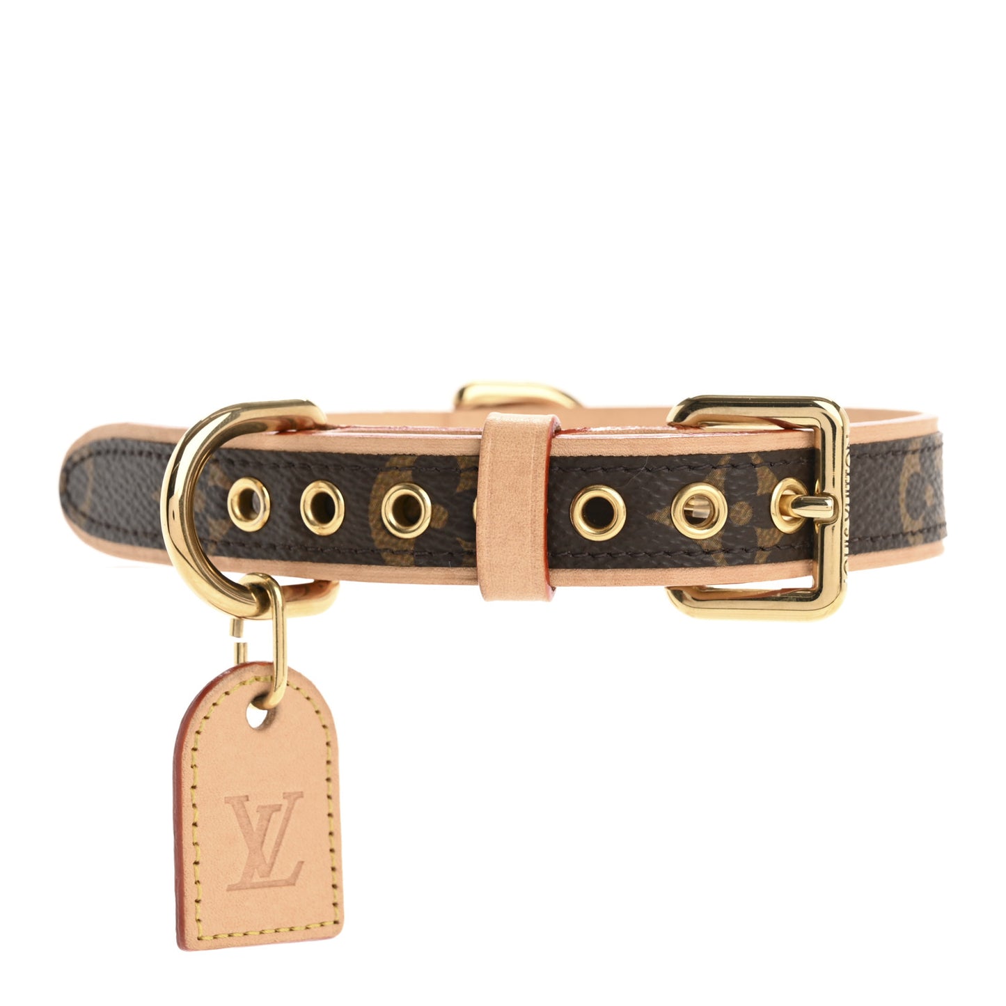 Monogram Baxter Dog Collar PM