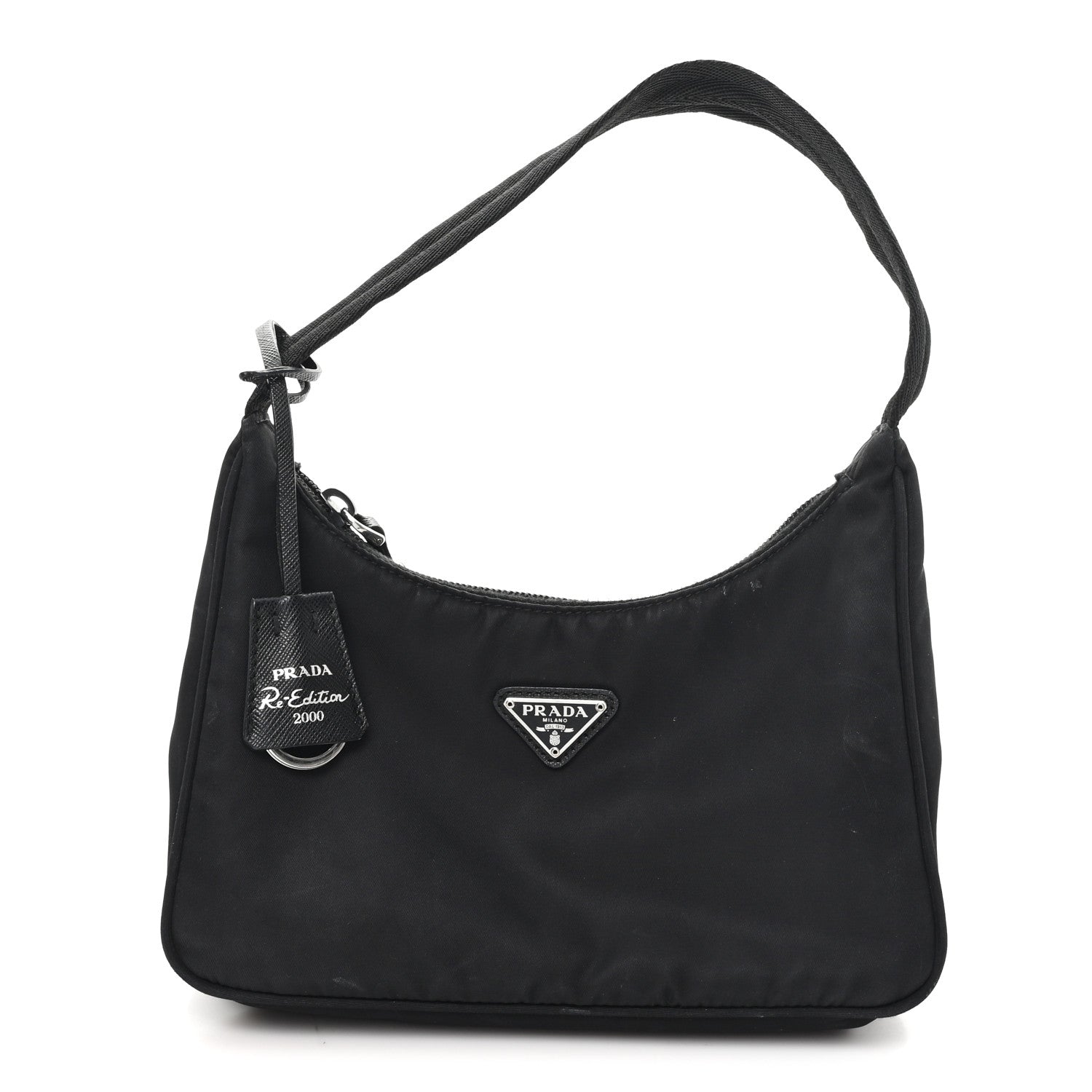 Prada Tessuto Nylon Mini Re-Edition 2000 Bag Black 1844949