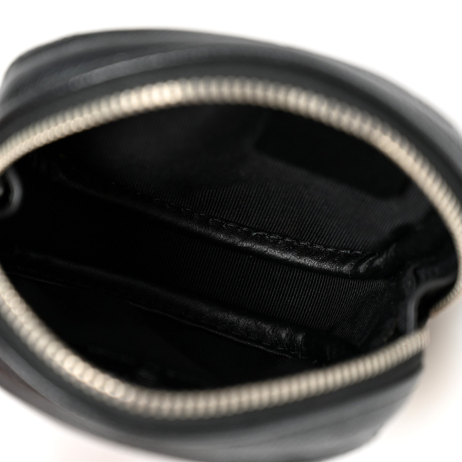 Chanel Iridescent Caviar Quilted Zip Around Classic Coin Purse Black 5 of 9