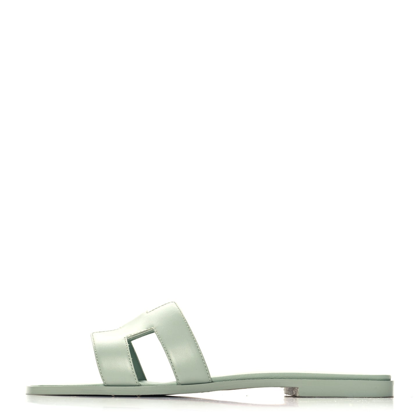 Calfskin Oran Sandals 42 Vert D'eau